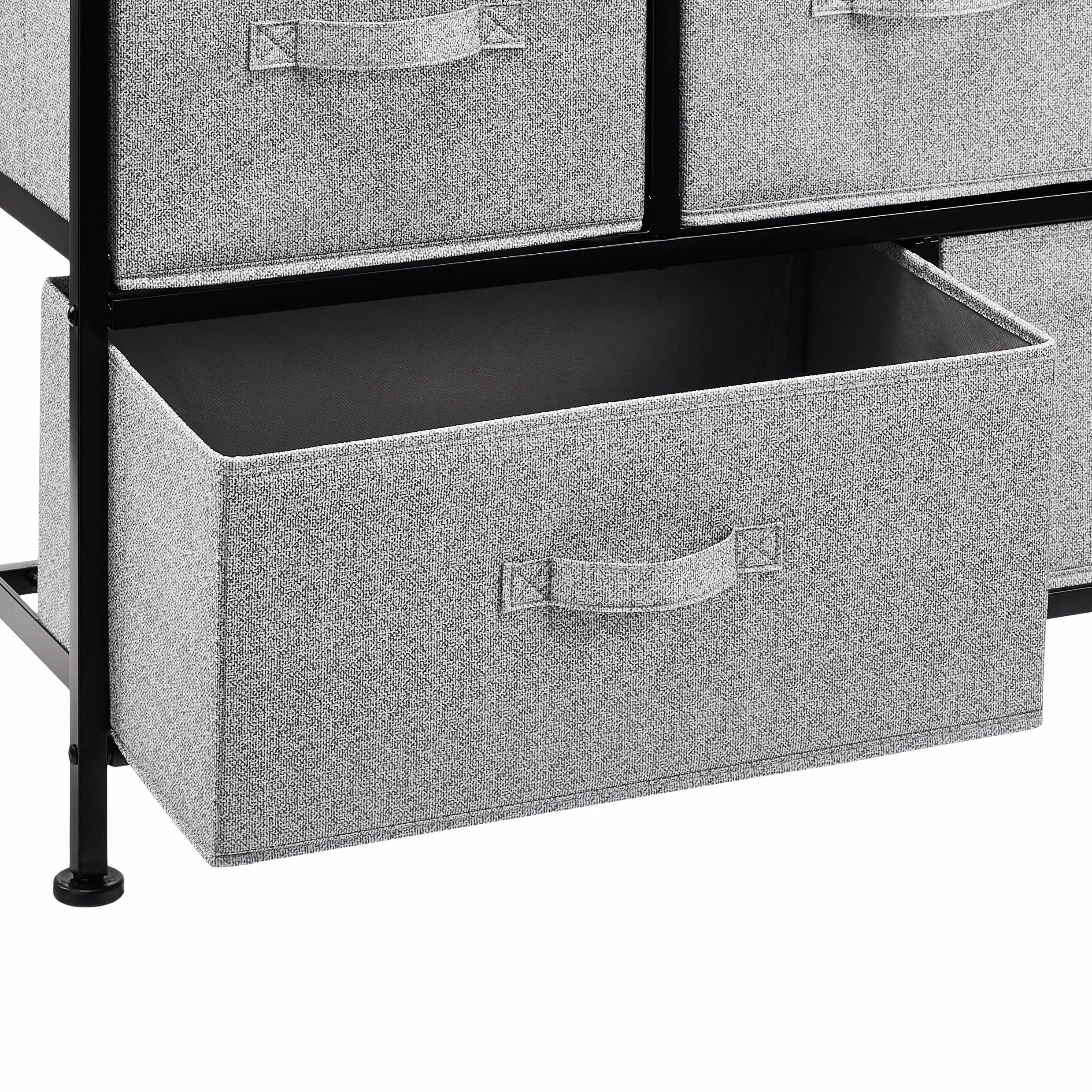 Amazon Basics Szafka do przechowywania z 5 szufladami, czarna