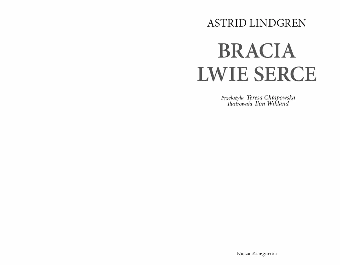 BRACIA LWIE SERCE WYD. 2022