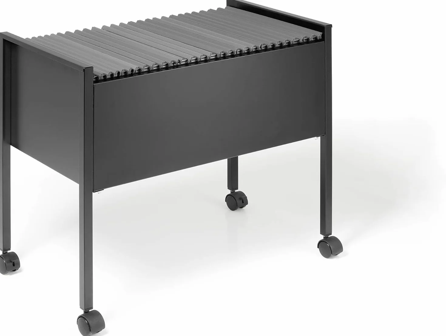 Durable 309501 Wózek na teczki zawieszkowe Eco 80 A4, kolor czarny.