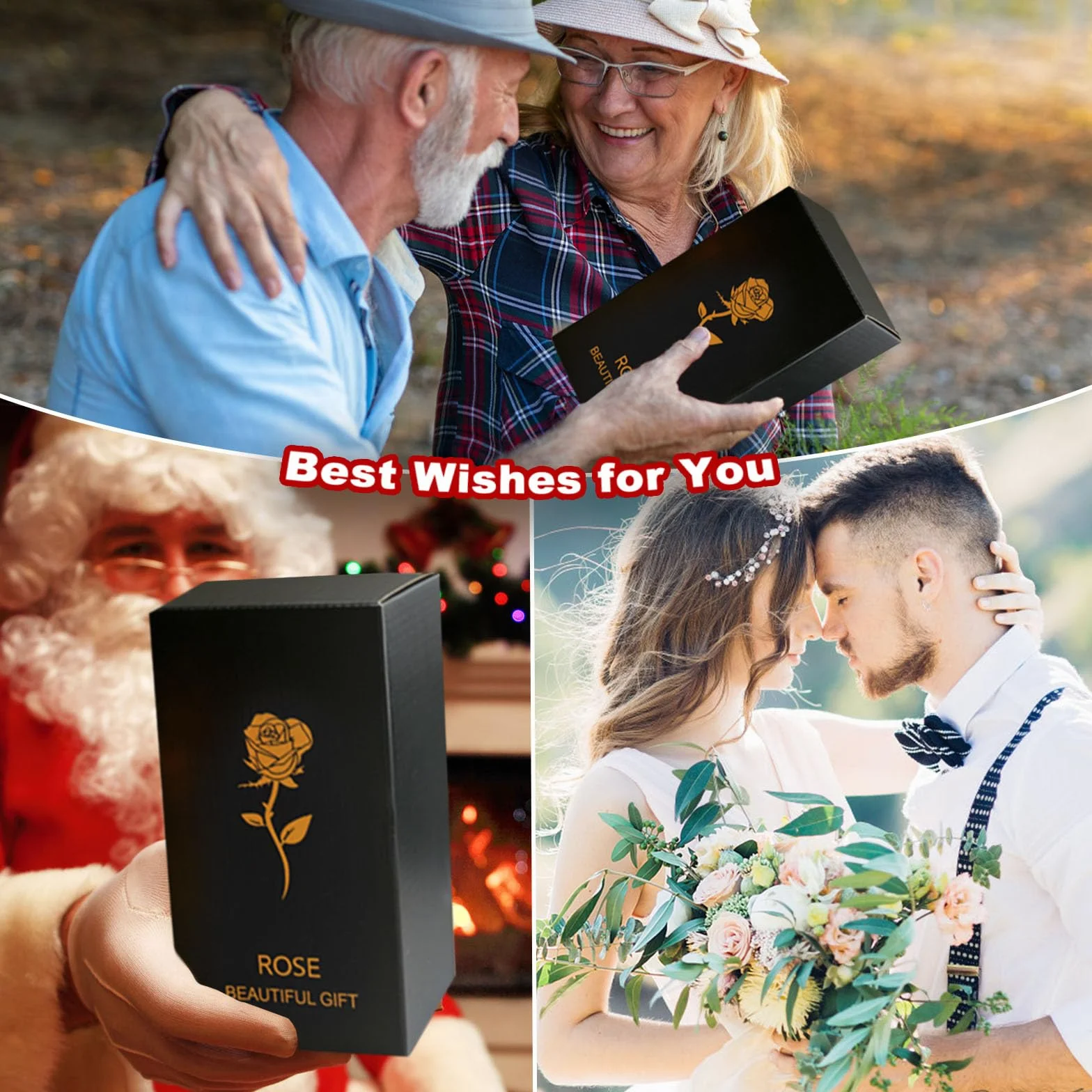 Wieczna Róża w Szkle z LED, Świetlna Róża Nieskończoności na Walentynki, Dzień Matki, Zaręczyny, Rocznicę, Urodziny, Święta Bożego Narodzenia – Prezent dla Dziewczyny, Żony, Mamy, Babci