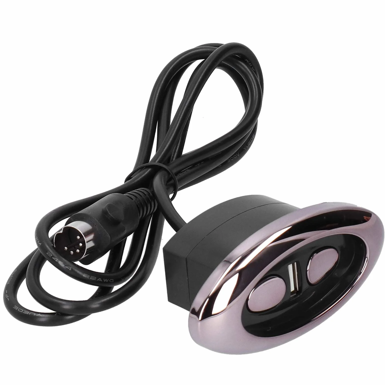 Elektryczny fotel rozkładany 2-przyciskowy 5-pinowy przełącznik ręczny Sterowanie sofą elektryczną z zasilaczem USB Nadaje się do foteli masujących z elektrycznymi fotelami do podnoszenia sof