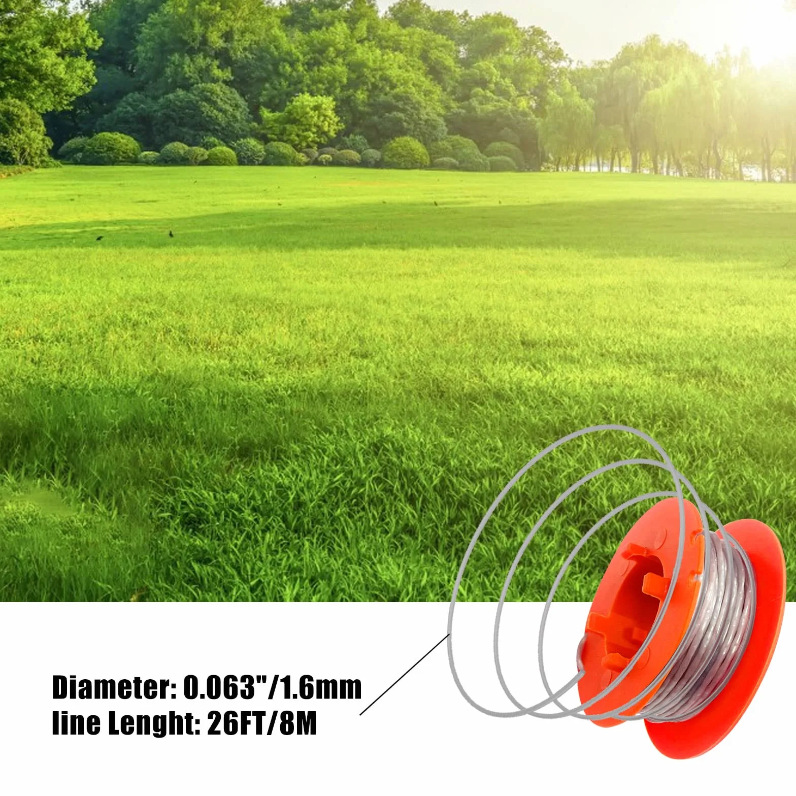 Strimmer szpula do trymera, szpula do Bosch, zamiennik szpuli do ART 23 26 30 COMBITRIM EASYTRIM Strimmer, 1,6 mm 8 m przewody szpulowe kompatybilne z F016800175 (3 szpula + 1 nasadka)