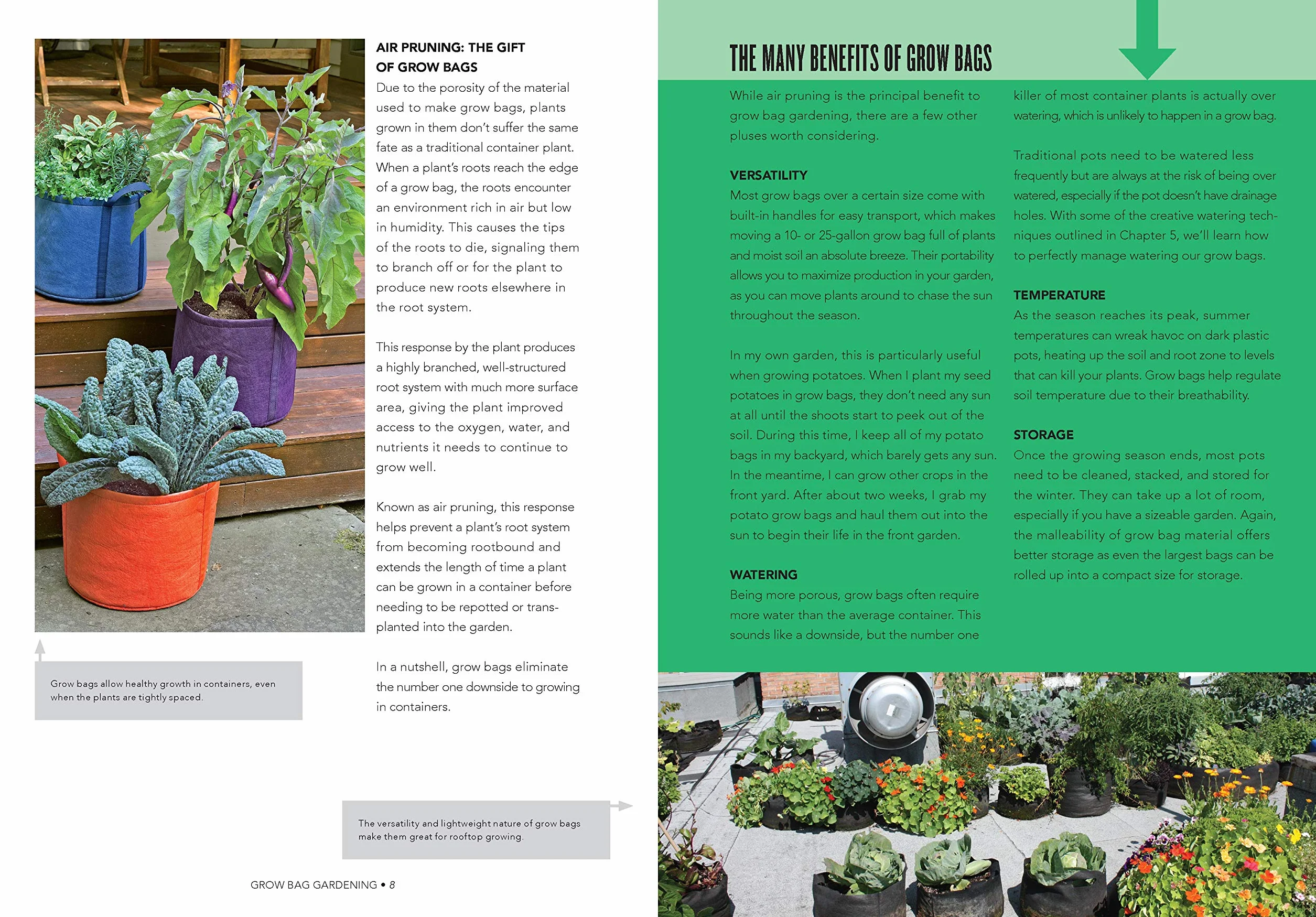 Grow Bag Gardening: The Revolutionary Way to Grow Bountiful Vegetables, Herbs, Fruits, and Flowers in Lightweight, Eco-Friendly Fabric Pots - Perfect ... Gardens, Balconies & Rooftops. Grow Anywhere!