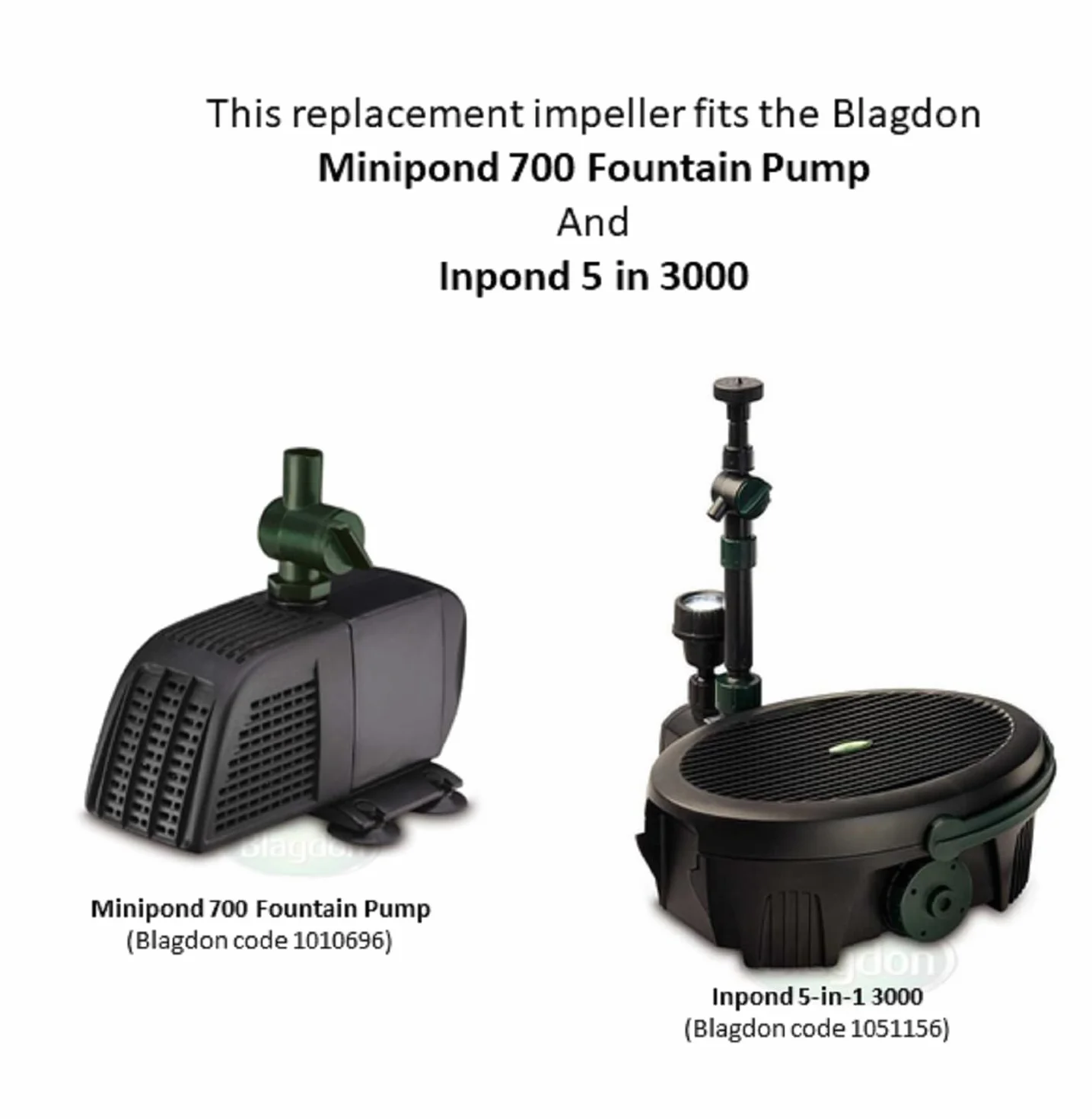 Blagdon Minipond 700 wirnik pompowy