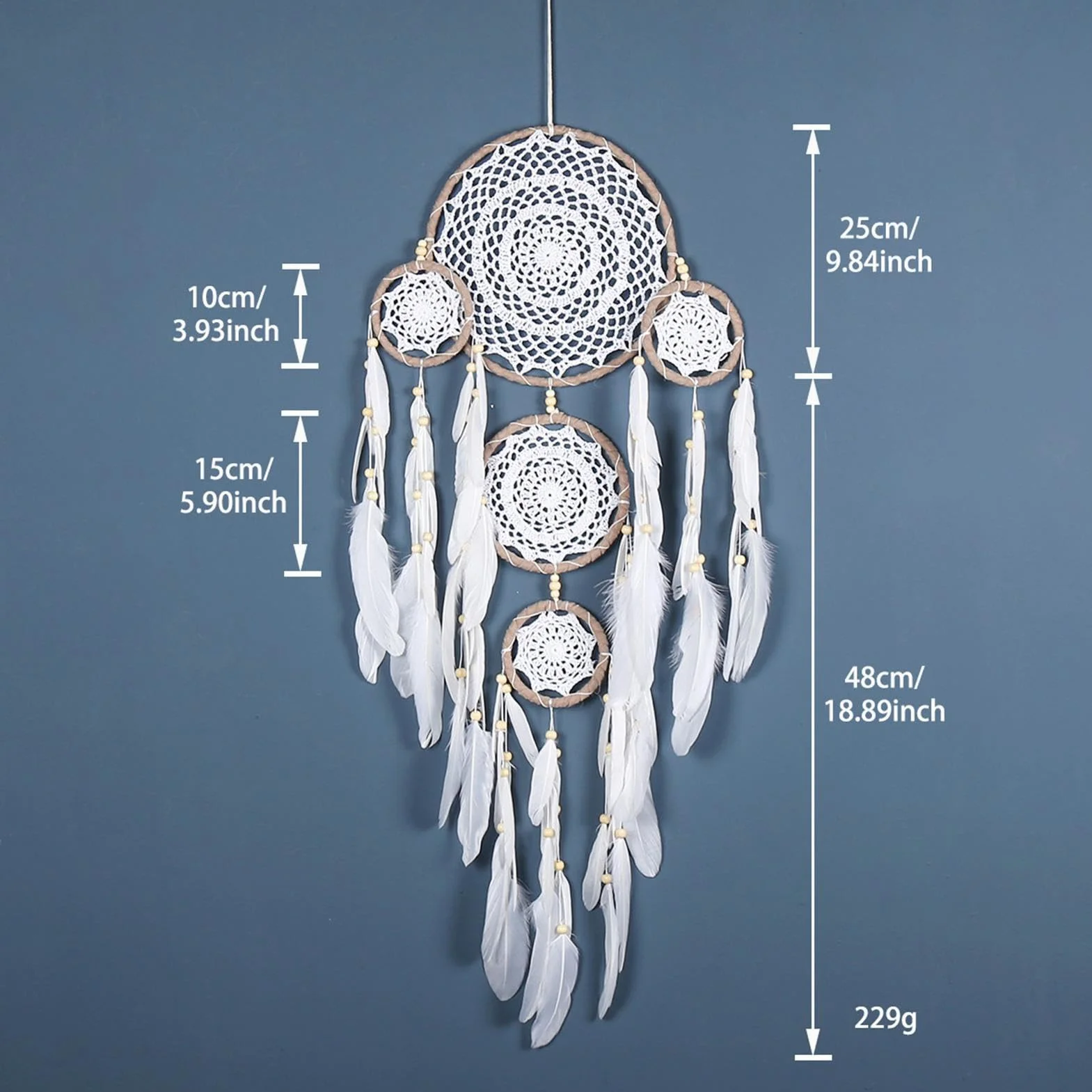 Feather Dream Catcher | Dream Catchers | Boho Dream Catcher | Dream Catcher Decoration | Feather Wall Hanging | Hangable Boho Dream Catchers Feather Decoration Kids Bedroom Dreamcatcher For Art Craft
