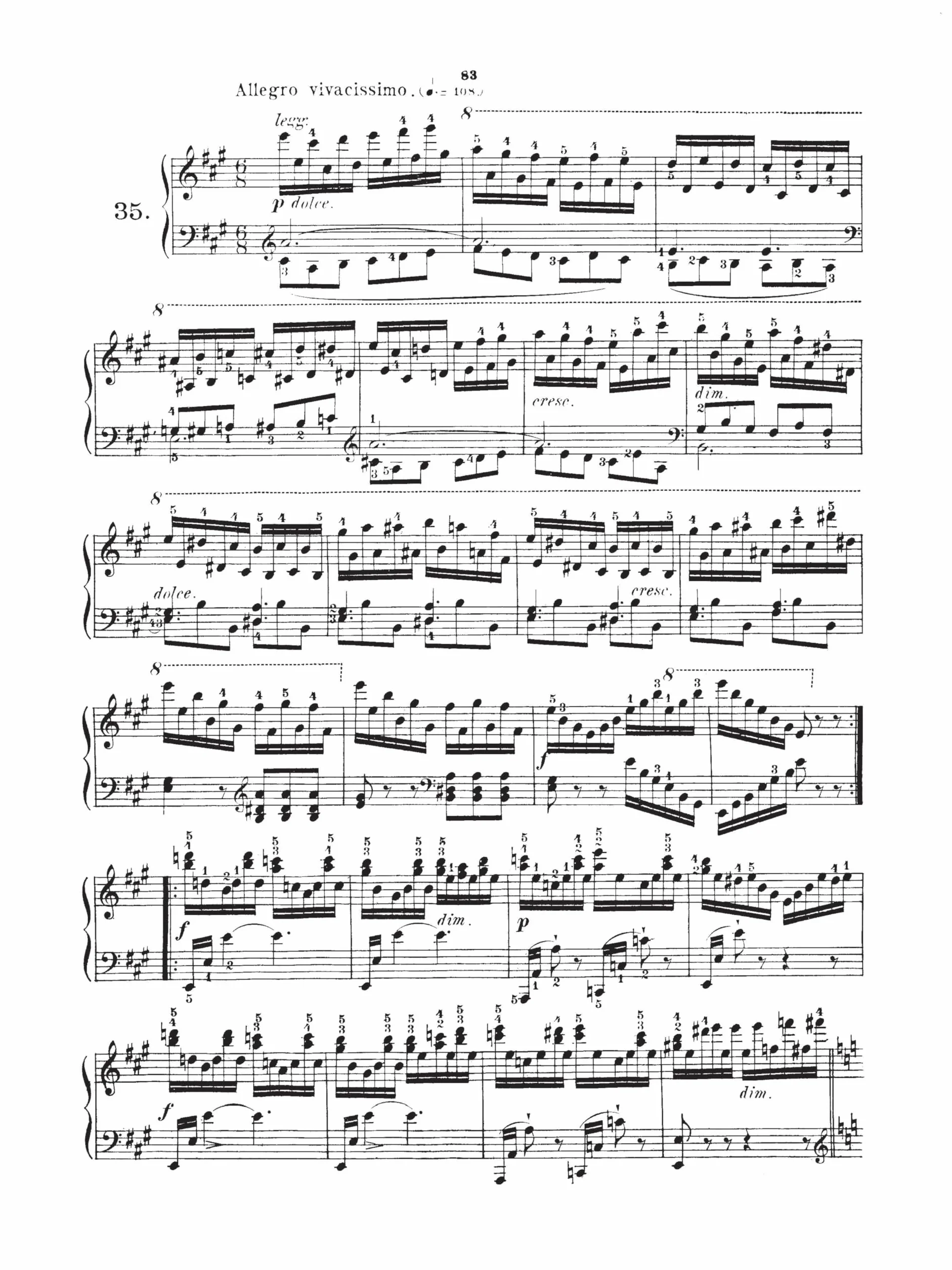 Carl czerny: the school of velocity op.299 (complete) piano: Schirmer Library of Classics Volume 161 Piano Technique