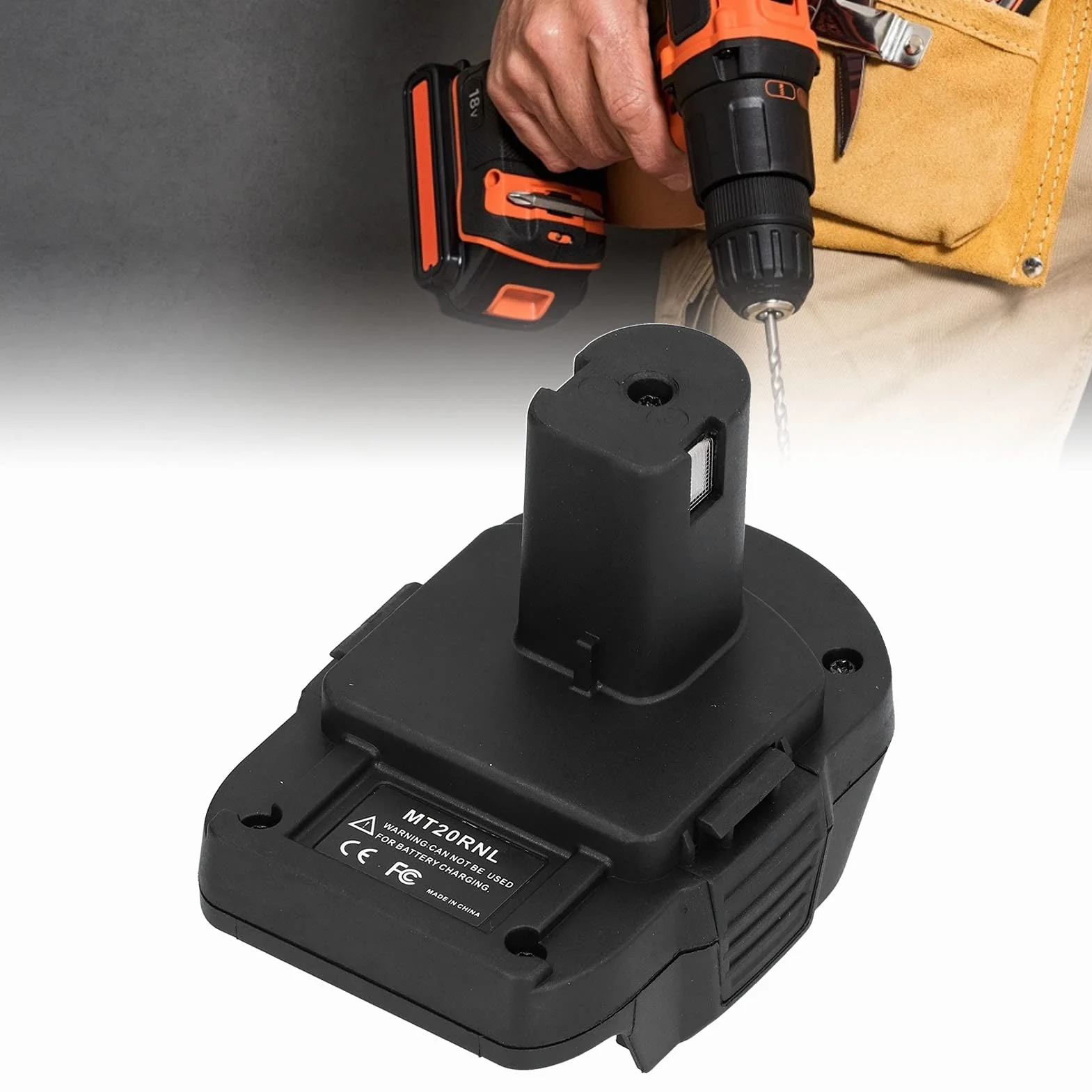 Adapter Akumulatora, Acouto Adapter Konwertera Akumulatora MT20RNL do Akumulatora 18 V BL1830 BL1840 BL1850 BL1860 BL1830B BL1840B BL1850B BL18