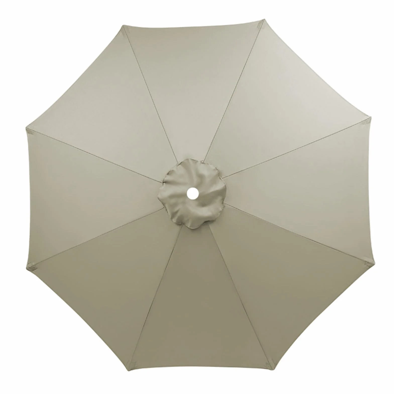 3,5 m/3,0 m/2,8 m/2,7 m/2,5 m/2,3 m/2 m zapasowy baldachim parasola, 6/8 żeber, zapasowy materiał na patio / plażę / podwórko