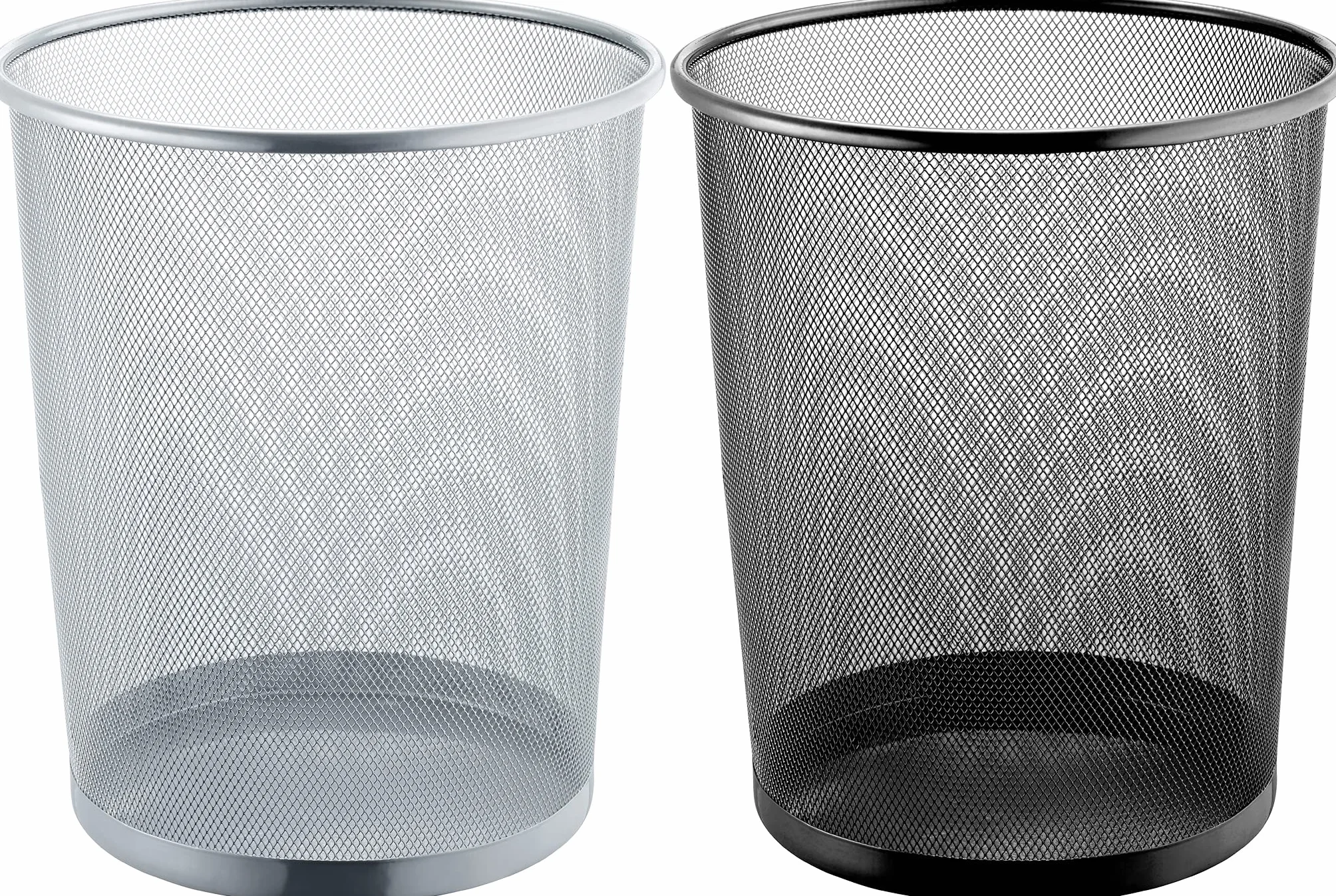Helit H2518595 siatka na odpady, 15 l, metal, czarny