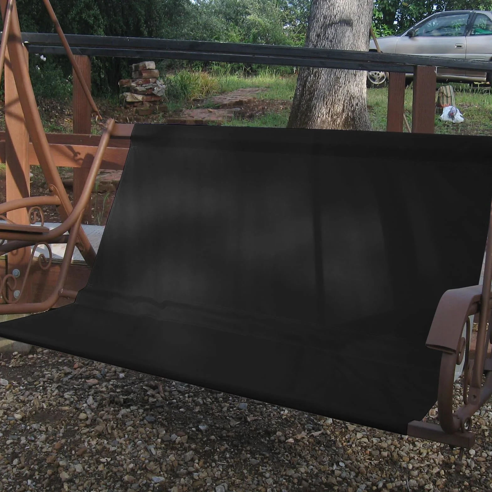 Wymienne Pokrycie Siedziska Huśtawki - Wodoodporne, Do Patio, Ogrodu, Podwórka, Balkonu (115 x 48 x 48 cm, Szare)