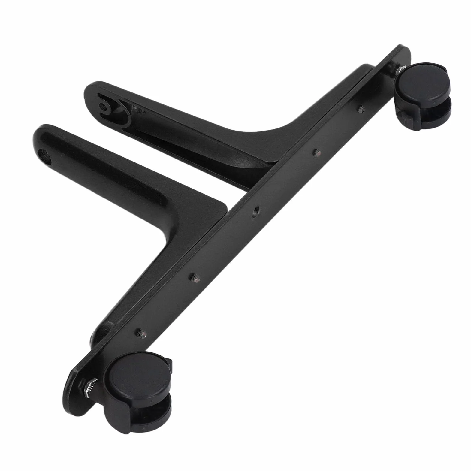 2 Zestawy Przegroda Pokojowa Uchwyt Ekranu Przegroda Ekranu Regulowana szerokość Ruchome Nóżki Rozdzielacza Ekranu z Kółkami do Domowego Biura Hotelowego 100 Kg (BLACK)