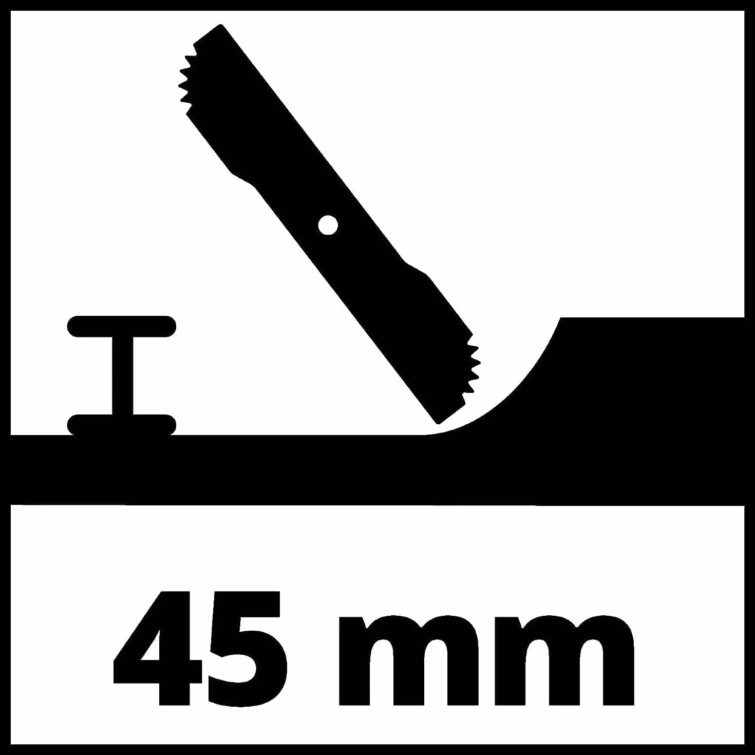 Einhell Li-Solo Power X Kosiarka, Czarny/Czerwony, 45 mm