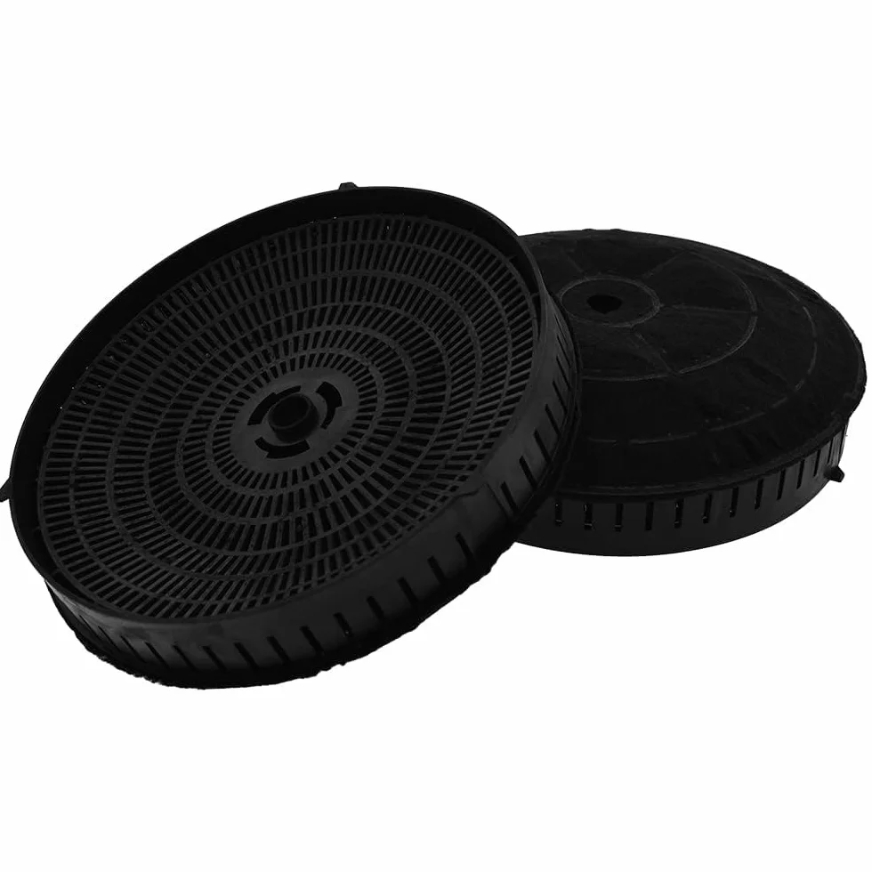 AllSpares Filtr z węglem aktywnym (2 szt.) do okapów kuchennych odpowiedni do Elica CFC0038668, NYTTIG FIL 440 i wielu innych (Ø 173 mm)