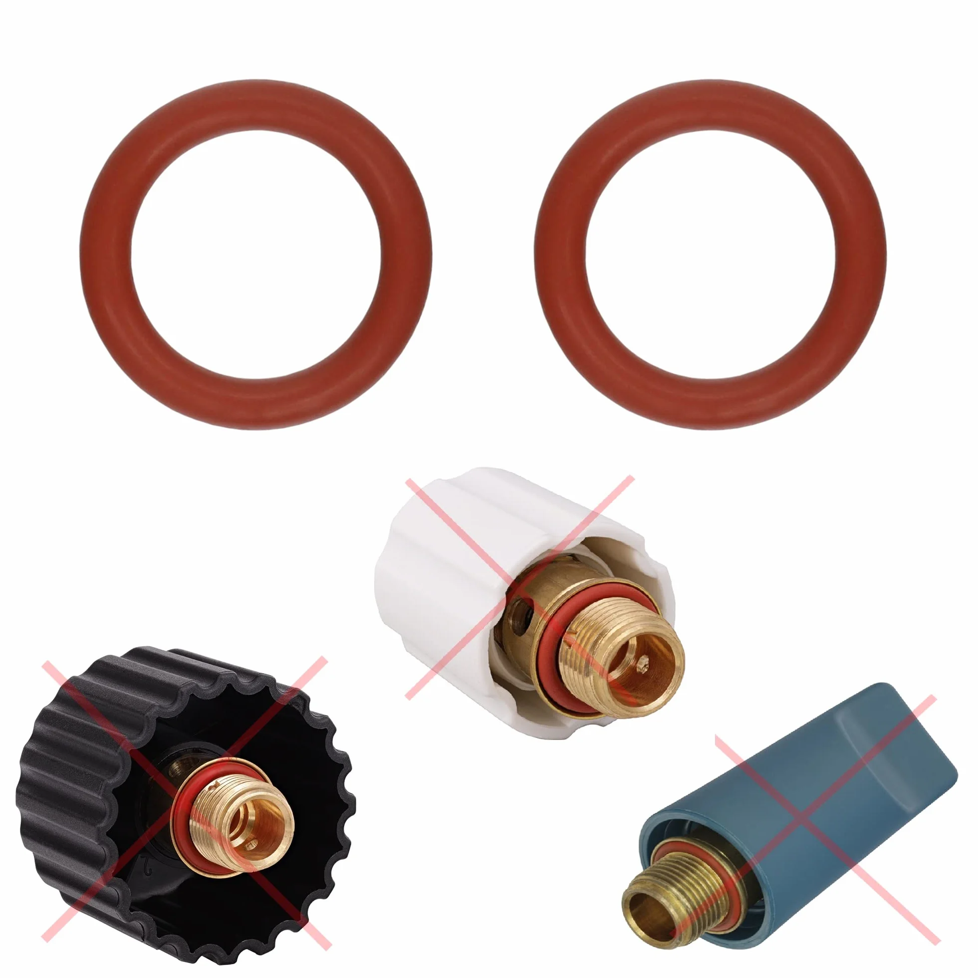 2 x uszczelka o-ring do stacji parowej, żelazko do zamknięcia zbiornika (D37), średnica = 16 mm, kompatybilne z Tefal LauraStar i innymi