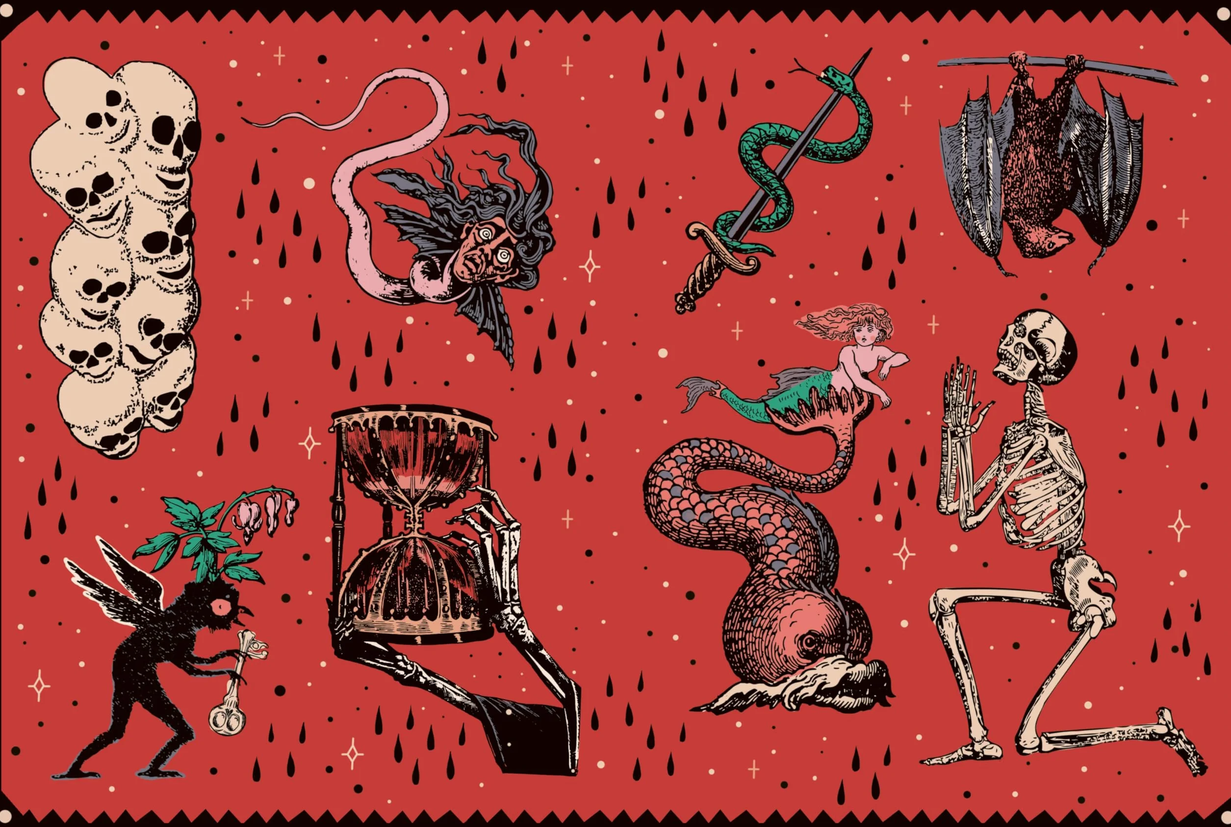 Stickertopium: Gorgeous Gothic: Over 400 Stunning Stickers