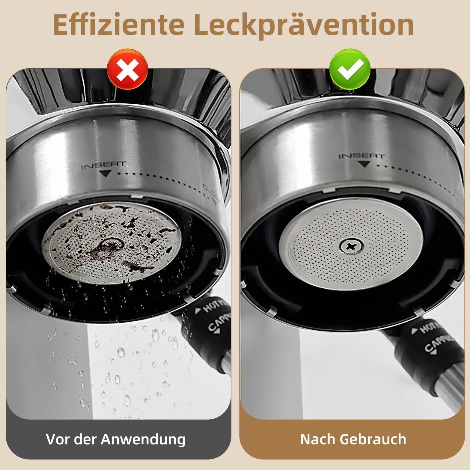 Zestaw uszczelek do Philips Saeco z 30 sztukami pierścieni uszczelniających, zestaw zaparzaczy, 10 g, smar silikonowy, przeznaczony do kontaktu z żywnością i zestaw szczotek do czyszczenia, kompletny