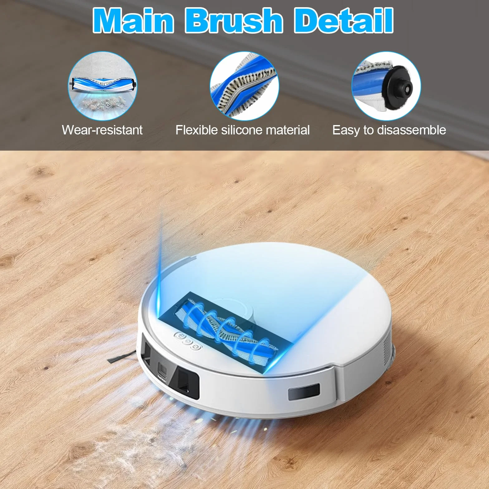 24 sztuki akcesoriów do robota odkurzającego Ecovacs Deebot T30 Omni / T30 Pro, akcesoria do odkurzaczy zawiera 1 główną szczotkę, 4 filtry, 6 worków do kurzu, 6 ściereczek do wycierania, 6