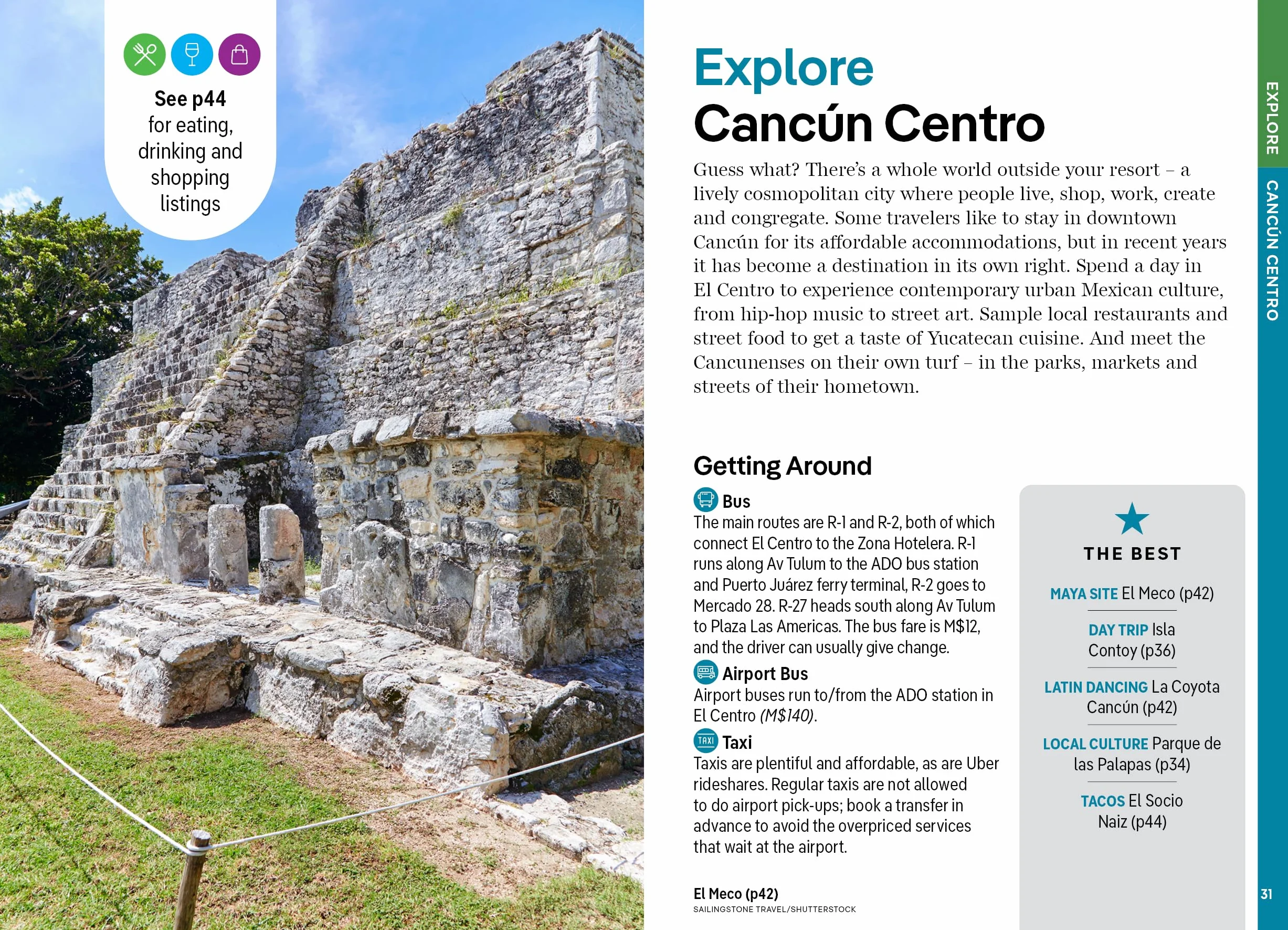 Cancun & the Riviera Maya Pocket 2ed -anglais-: Discover Twice the Region in Half the Time | Top Sights | Maps & Walking Tours | Covers Cancun Centro, Isla Mujeres, Chichen Itza and more