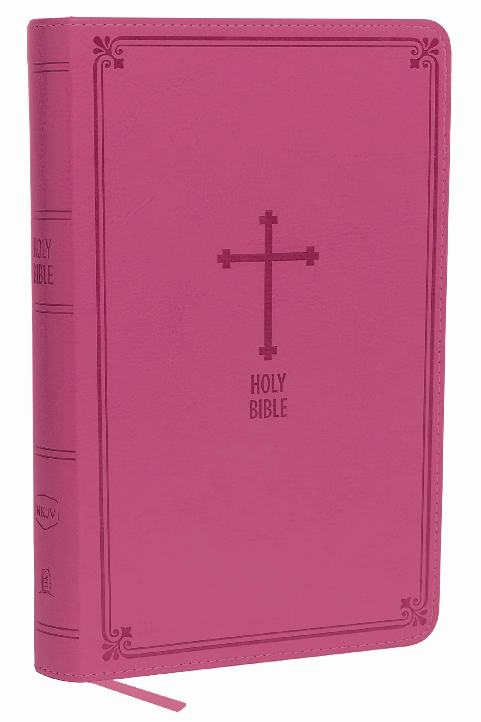 NKJV, Deluxe Gift Bible, Imitation Leather, Pink, Red Letter Edition: Holy Bible, New King James Version