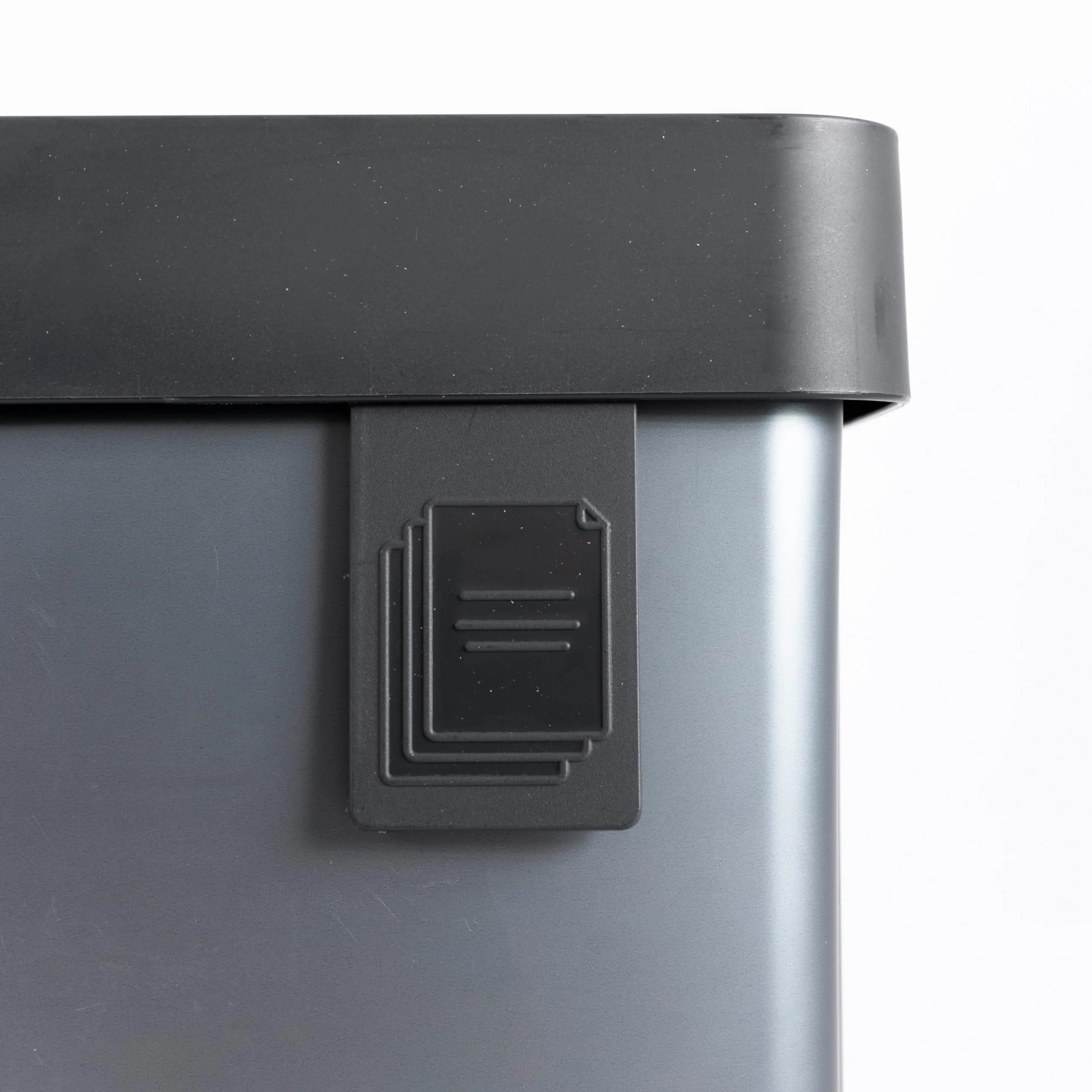 CURVER Keter Verto Kosz do recyklingu 54 l, podwójne przegrody, pokrywa z recyklingu, łatwe sortowanie, elegancki design, perłowy niebieski