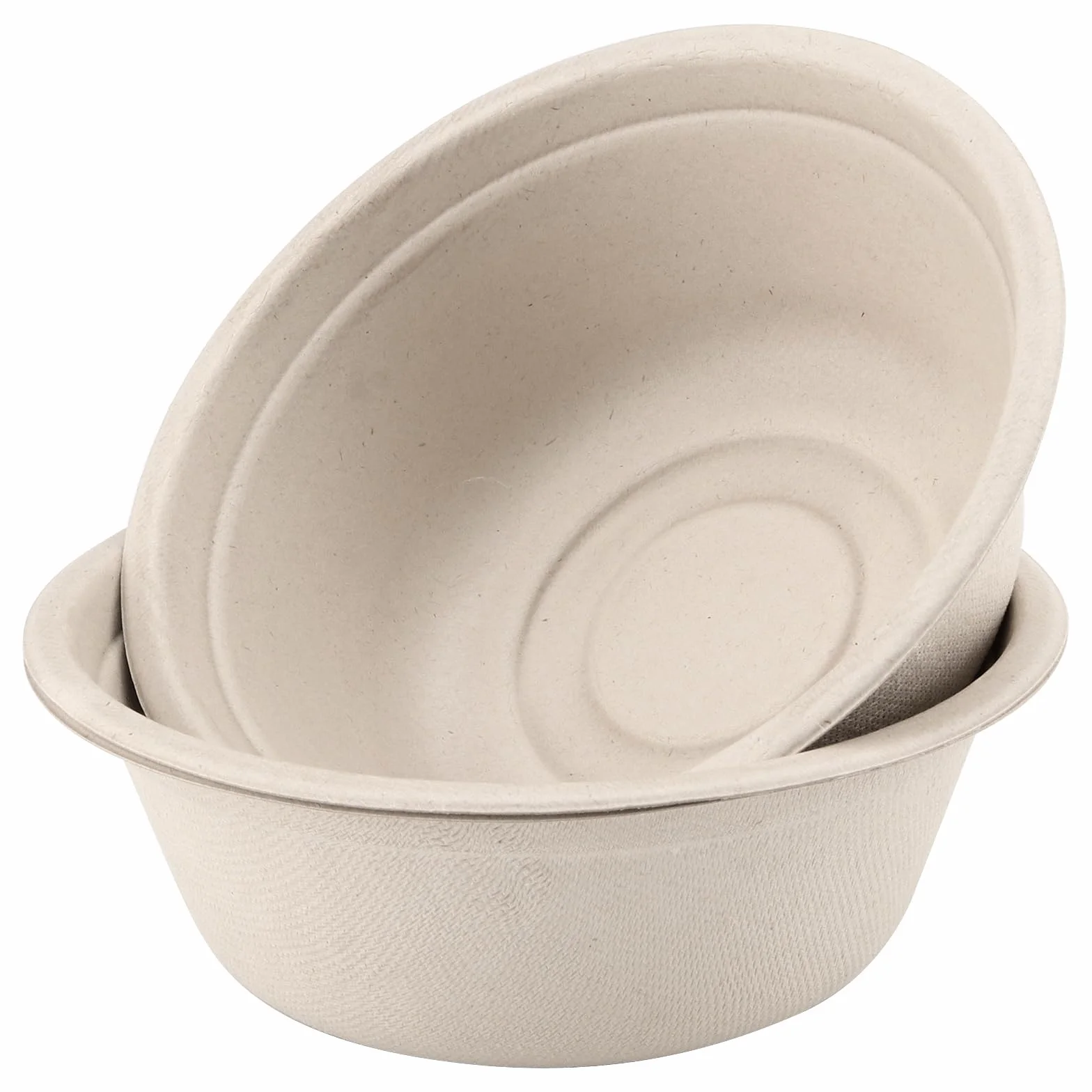 100 sztuk jednorazowych miseczek do zupy, 500 ml, okr?g?e miseczki kartonowe, jednorazowe, br?zowe, z trzciny cukrowej, miski na zup?, na imprez?, urodziny, kemping, imprez? grillow? i ?wi?to