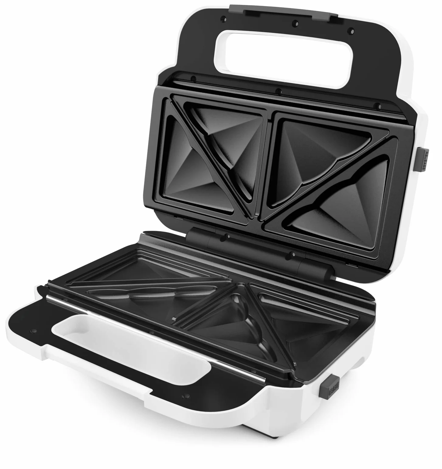 TEFAL SW7011 Snack XL Opiekacz do kanapek i gofrów, duża pojemność, 2 komplety płyt w zestawie, szybkie nagrzewanie, 850W, Możliwość przechowywania w pionie, Wielokolorowy