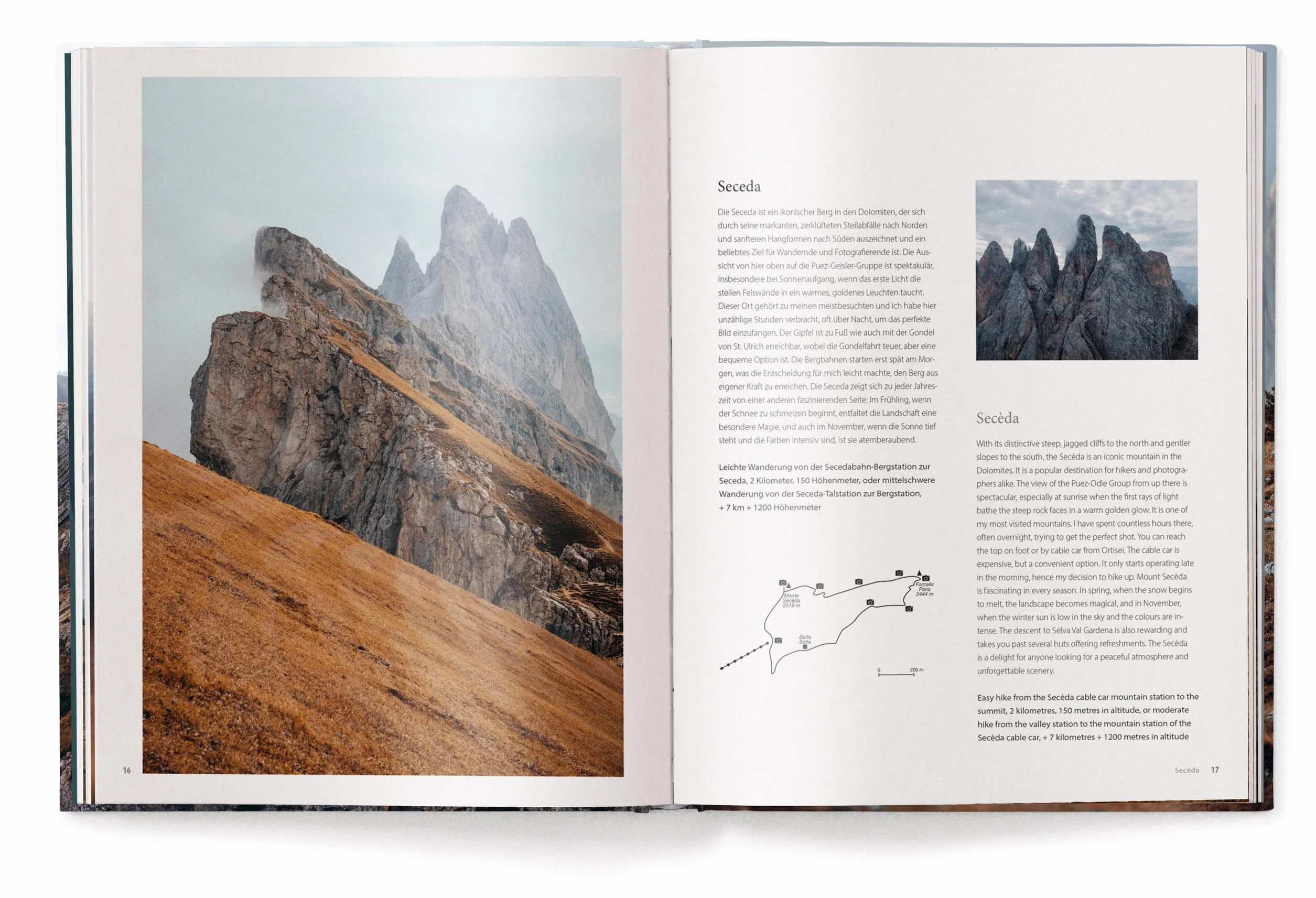 Escape Discovering the Dolomites. A Visual Journey and Adventures /anglais/allemand