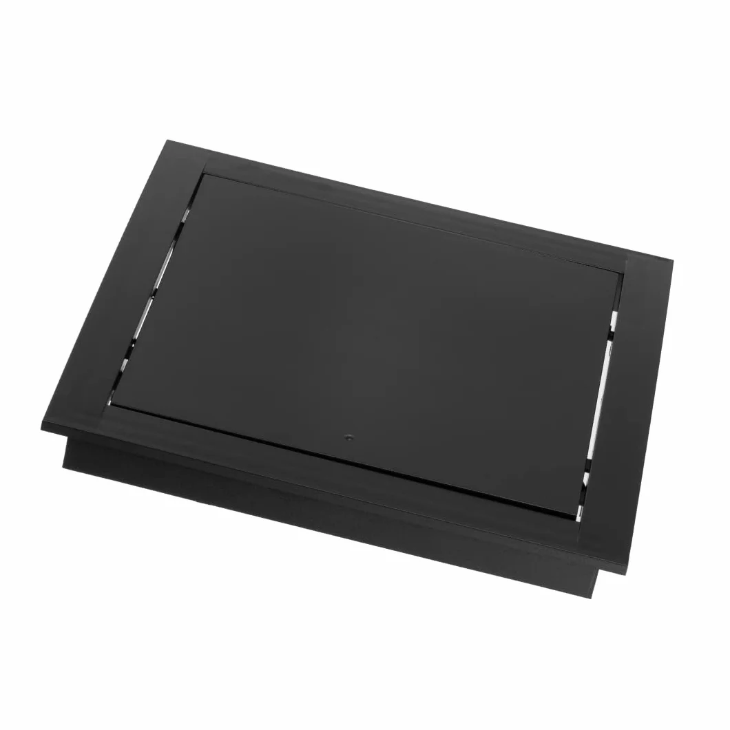 Klapa rewizyjna 20 x 20 cm – klapa serwisowa do inspekcji i osłony – 200 x 200 mm drzwi rewizyjne – drzwi inspekcyjne, klapa konserwacyjna – tworzywo sztuczne ABS antracyt