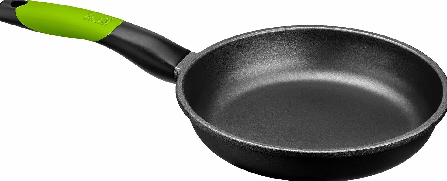 Braisogona Wcześniejsza aluminiowa patelnia do smażenia, 18 cm. Wszystkie kuchenki w tym indukcyjne.