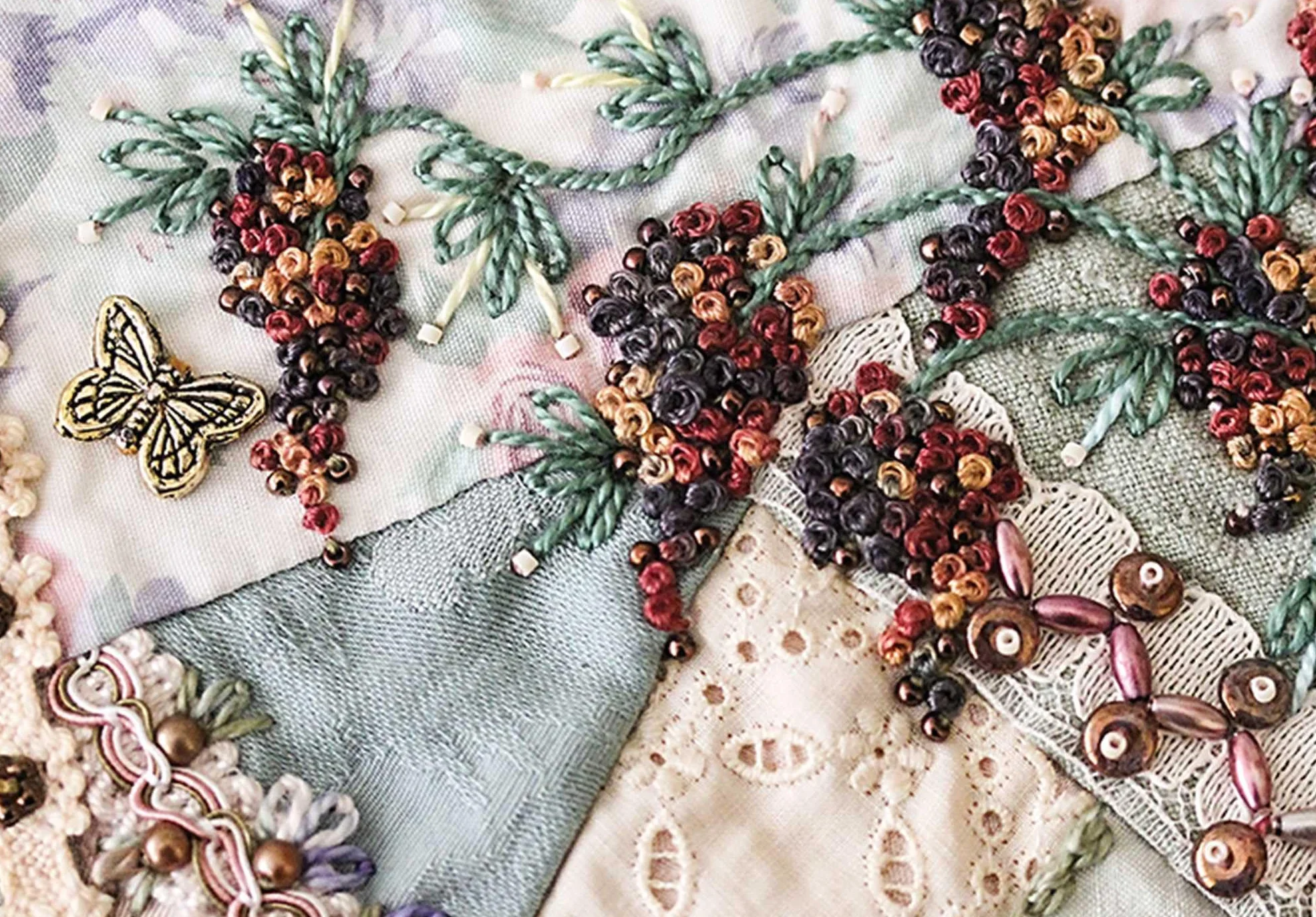 Crazy Quilting for Beginners Handy Pocket Guide: All the Basics to Get You Started
