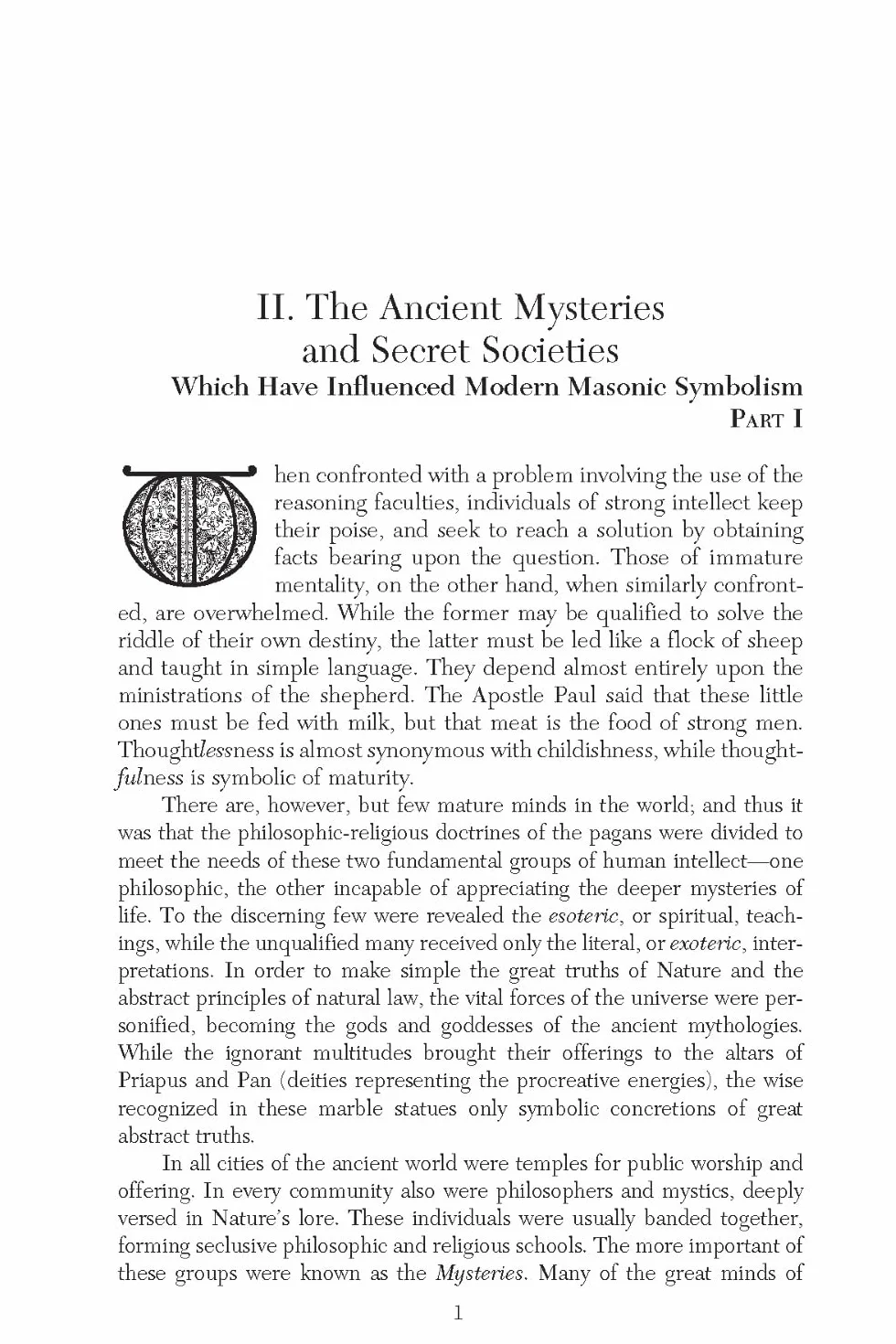 The Secret Teachings: An Encyclopedic Outline of Masonic, Hermetic, Qabbalistic and Rosicrucian Symbolical Philosophy