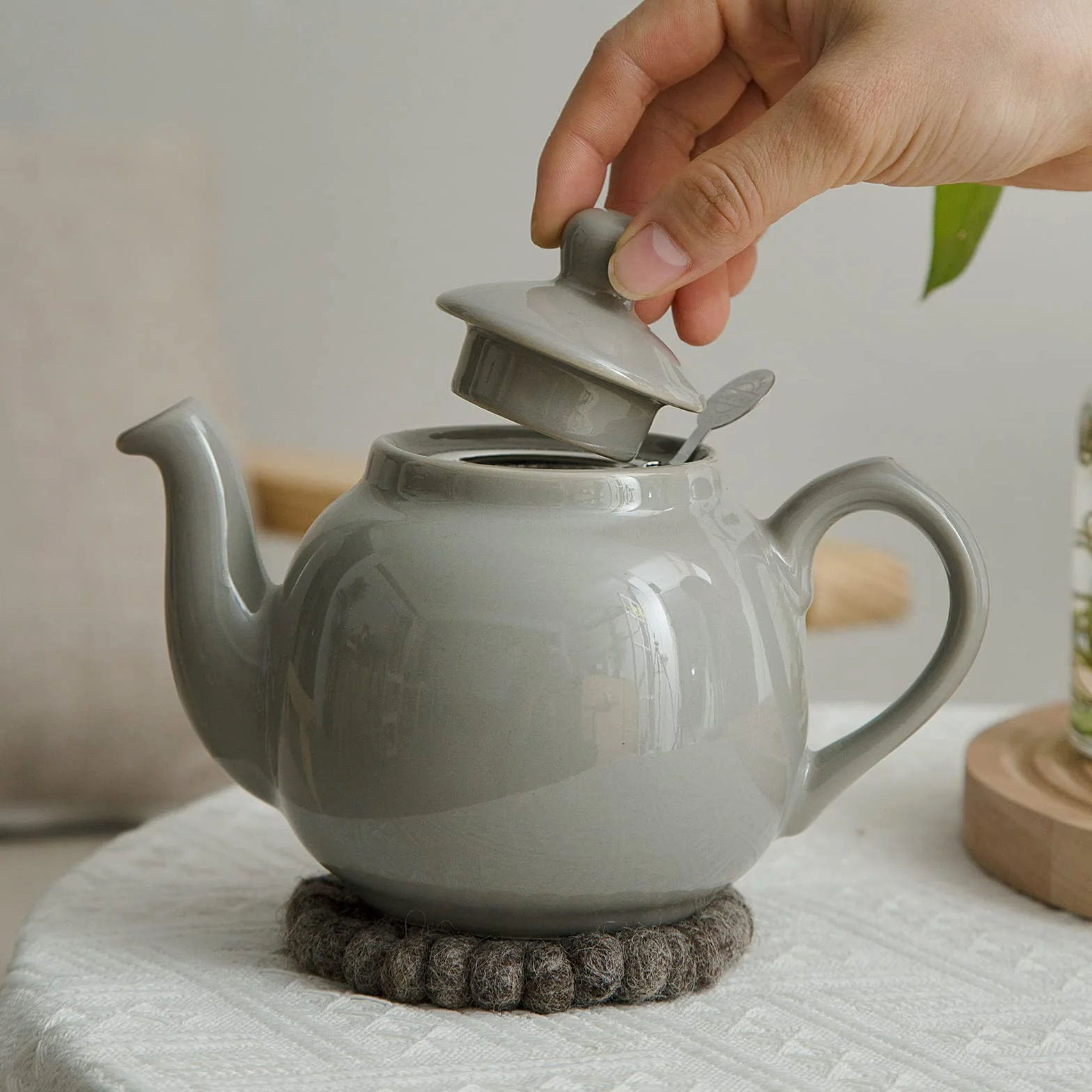 London Pottery Czajniczek do herbaty ceramiczny 600 ml 2 filiżanki