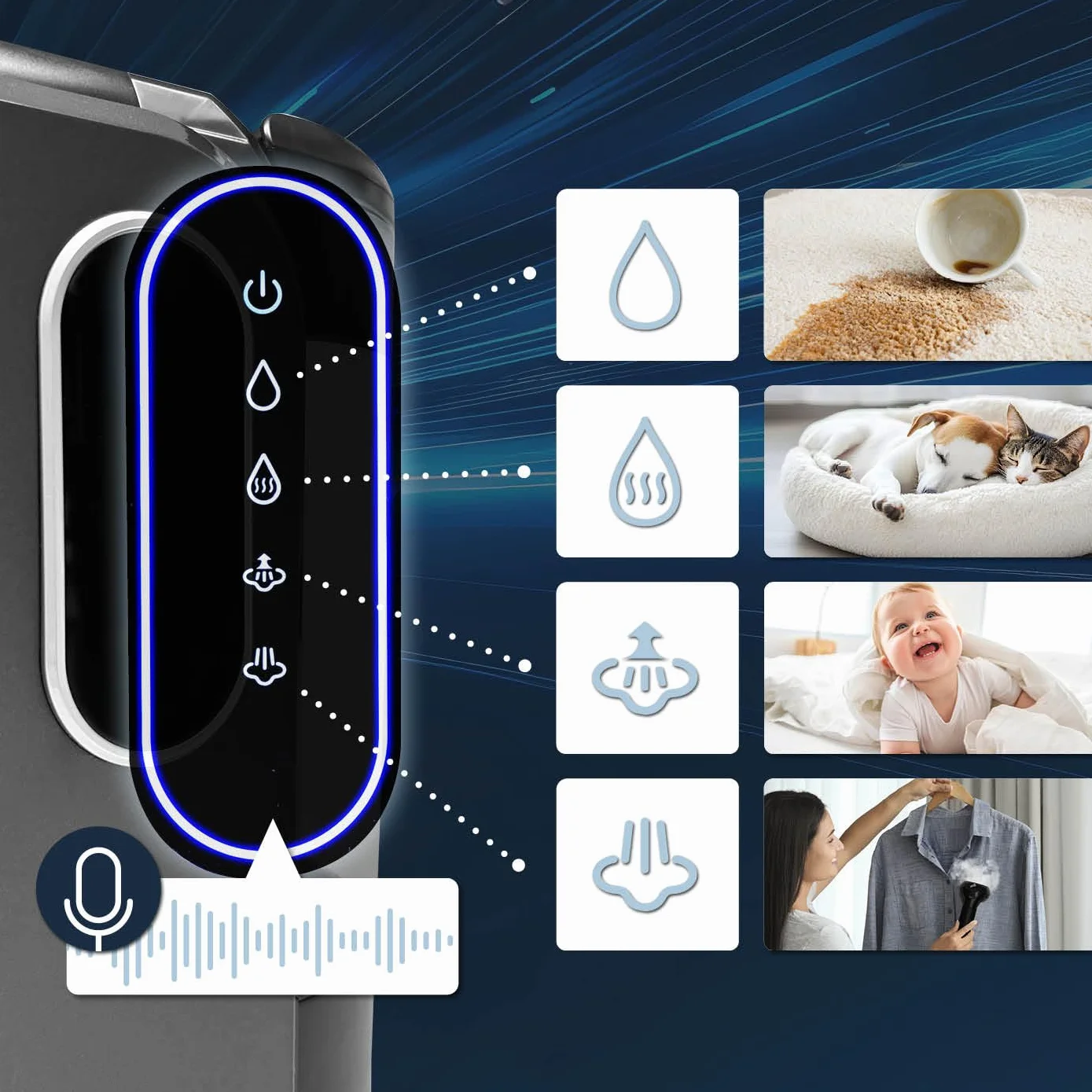 CLEANmaxx Pro Steam środek do czyszczenia tapicerki i dywanów | 3 w 1: środek do czyszczenia tapicerki, punktowy odkurzacz, środek do czyszczenia plam z technologią gorącej wody i pary, do dywanów,