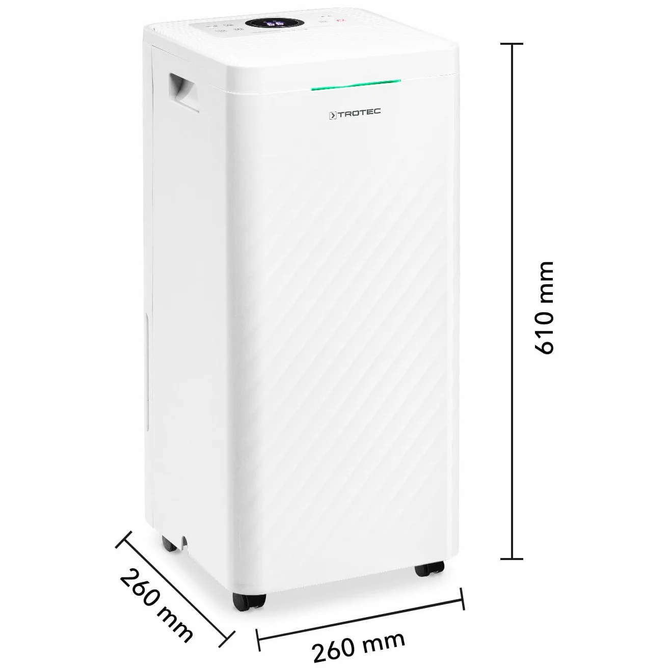 TROTEC Osuszacz powietrza TTK 64 HEPA 24L/dzień 50m² 125m³ oczyszczacz powietrza 2w1
