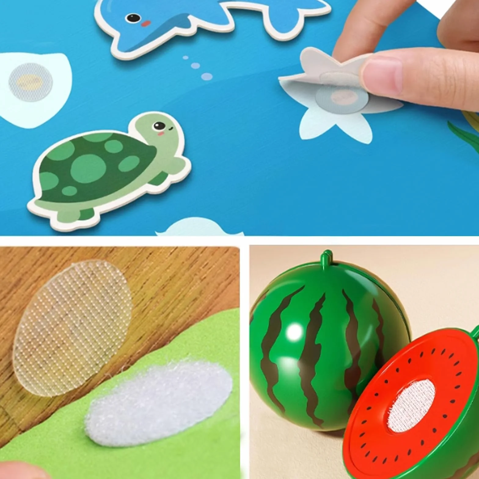 Samoprzylepna taśma na rzepy, samoprzylepna taśma na rzepy, 10 mm, taśma na rzepy, do papieru, metalu, materiały edukacyjne, kartki świąteczne (białe)