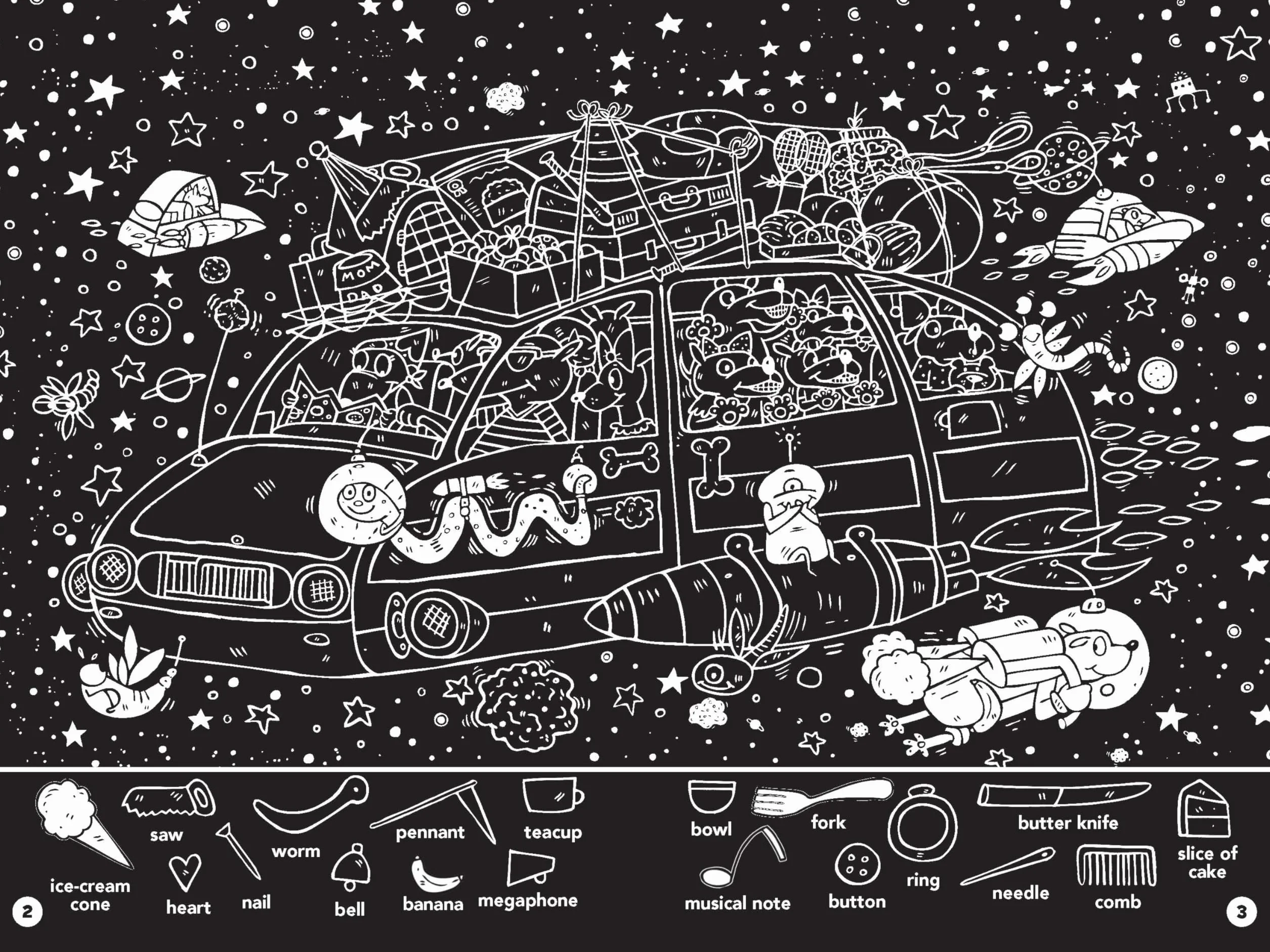 Space Hidden Pictures Puzzles to Highlight: Space-Themed Hidden Pictures Activity Book for Kids with Neon Highlighter Puzzles