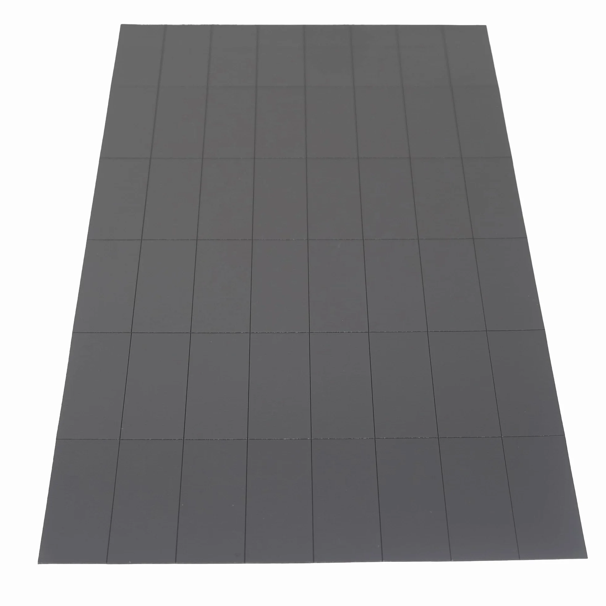 MagFlex® Samoprzylepne elastyczne magnetyczne prostokąty do tworzenia magnetycznych obrazów, grafiki, znaków lub wyświetlaczy - 50 mm x 24 mm - 48 na arkusz A4, czarny