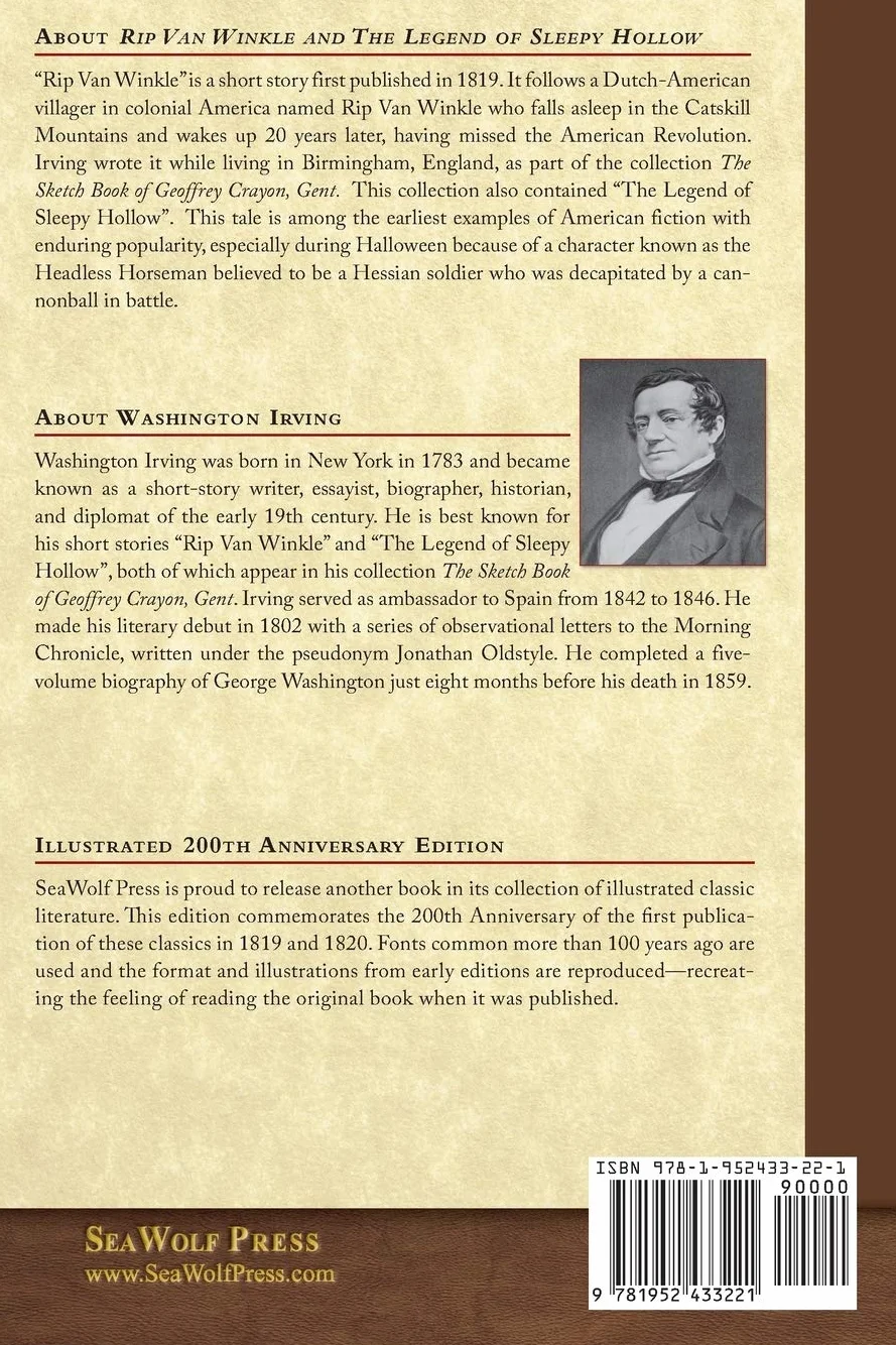 Rip Van Winkle and The Legend of Sleepy Hollow: Illustrated 200th Anniversary Edition