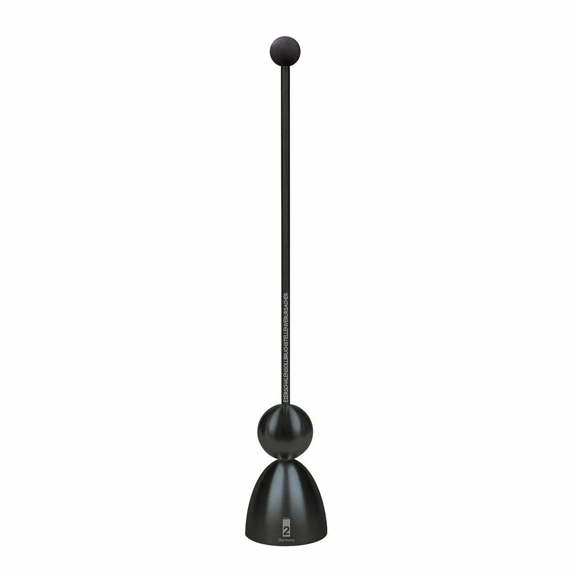 Clack otwieracz do jajek Black Edition, matowy czarny, silikonowa kulka czarna