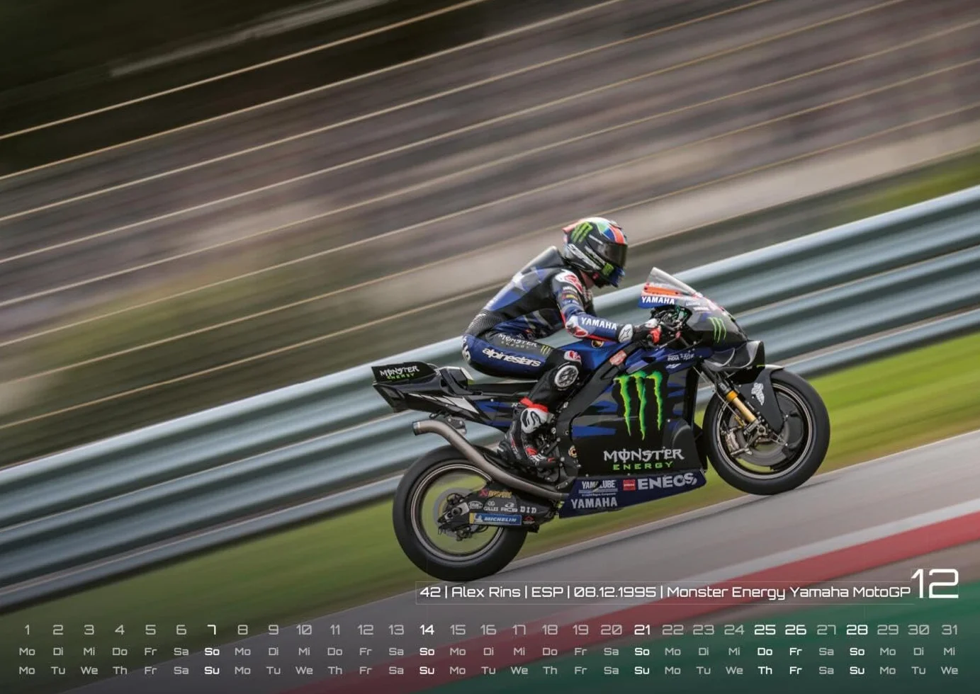 Motorrad Grand Prix 2025 - Kalender | MotoGP DIN A2: Der Wandkalender für alle Zweirad-Verrückten und Fans der MotoGP für das Jahr 2025 im extragroßen Format DIN A2 (ca. 60 x 42 cm)!