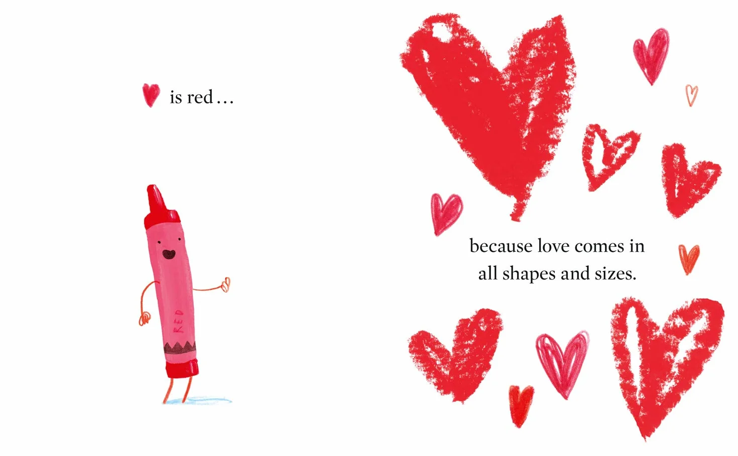 Love from the Crayons: A Beautifully Illustrated Children's Story of Love and Friendship