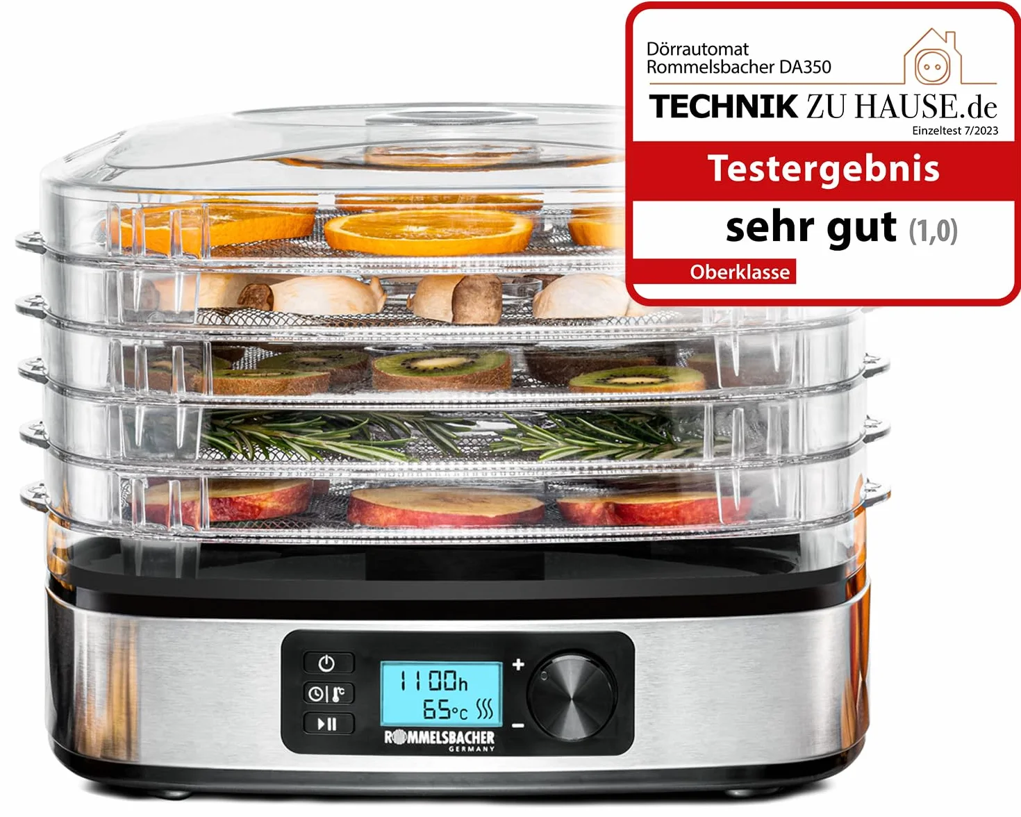 ROMMELSBACHER Romm Dörrautomat DA 350 ed/BK | 350W