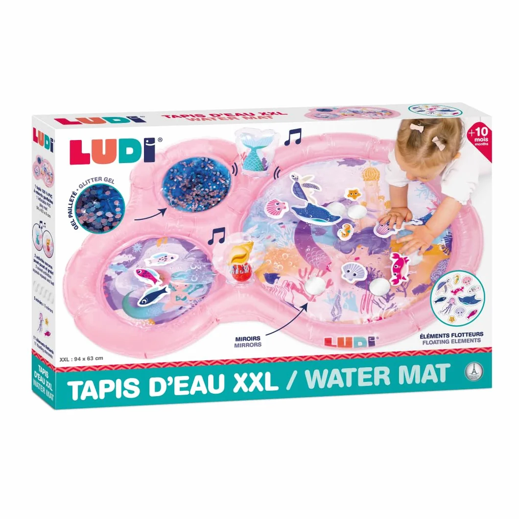 LUDI 30124 Dywan wodny syrenka, rozmiar XXL
