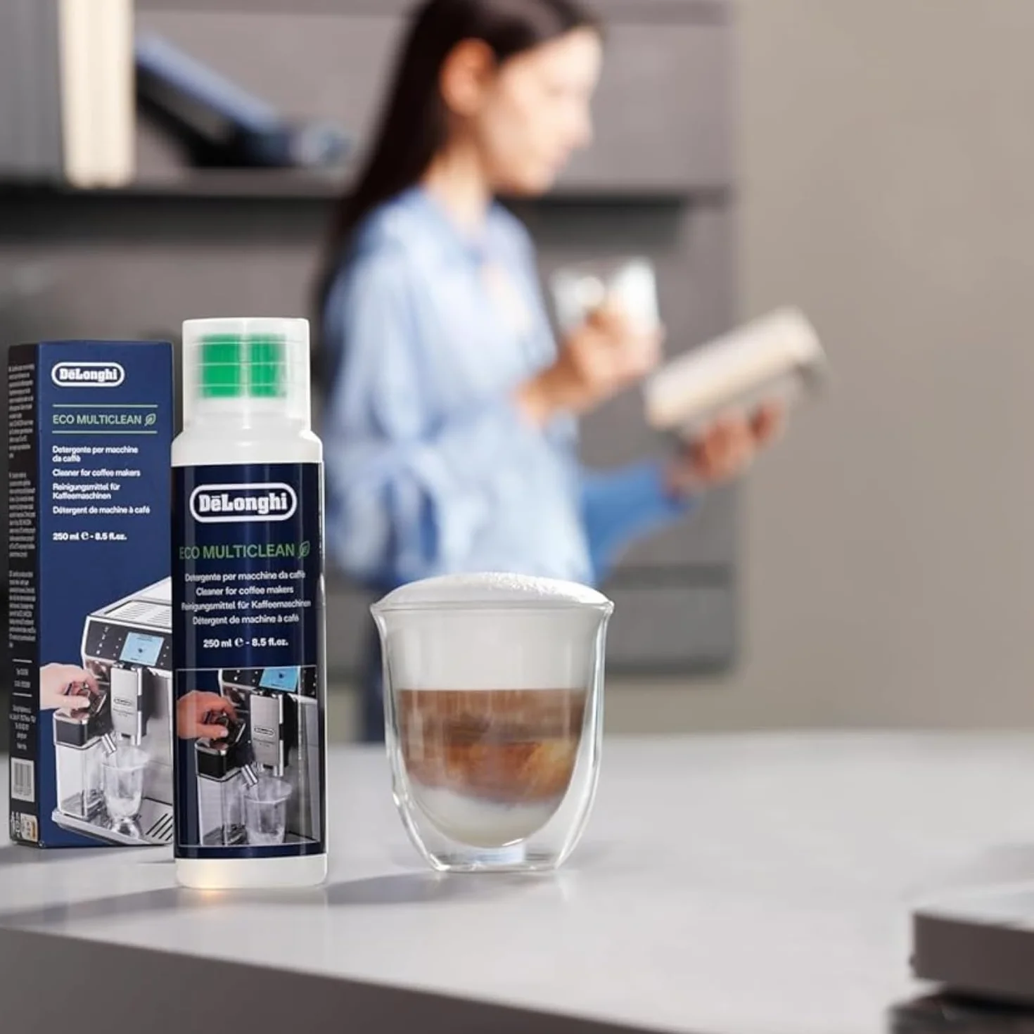 De'Longhi Eco Multi Clean Uniwersalny Środek do Ekspresów, 250 ml