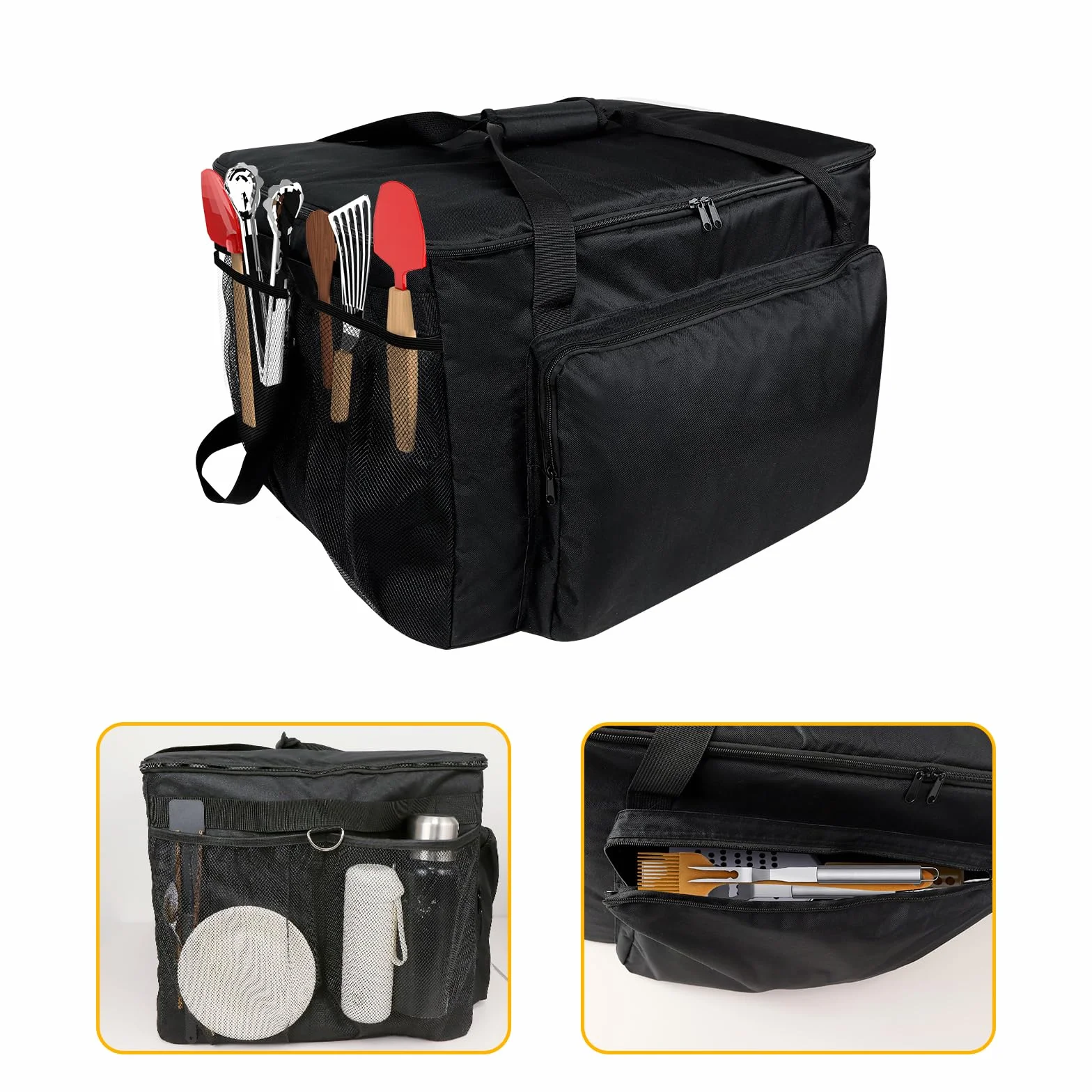 Ninja Woodfire pokrowiec na grilla, Kolor: czarny, Grill Bag, minimalistyczny
