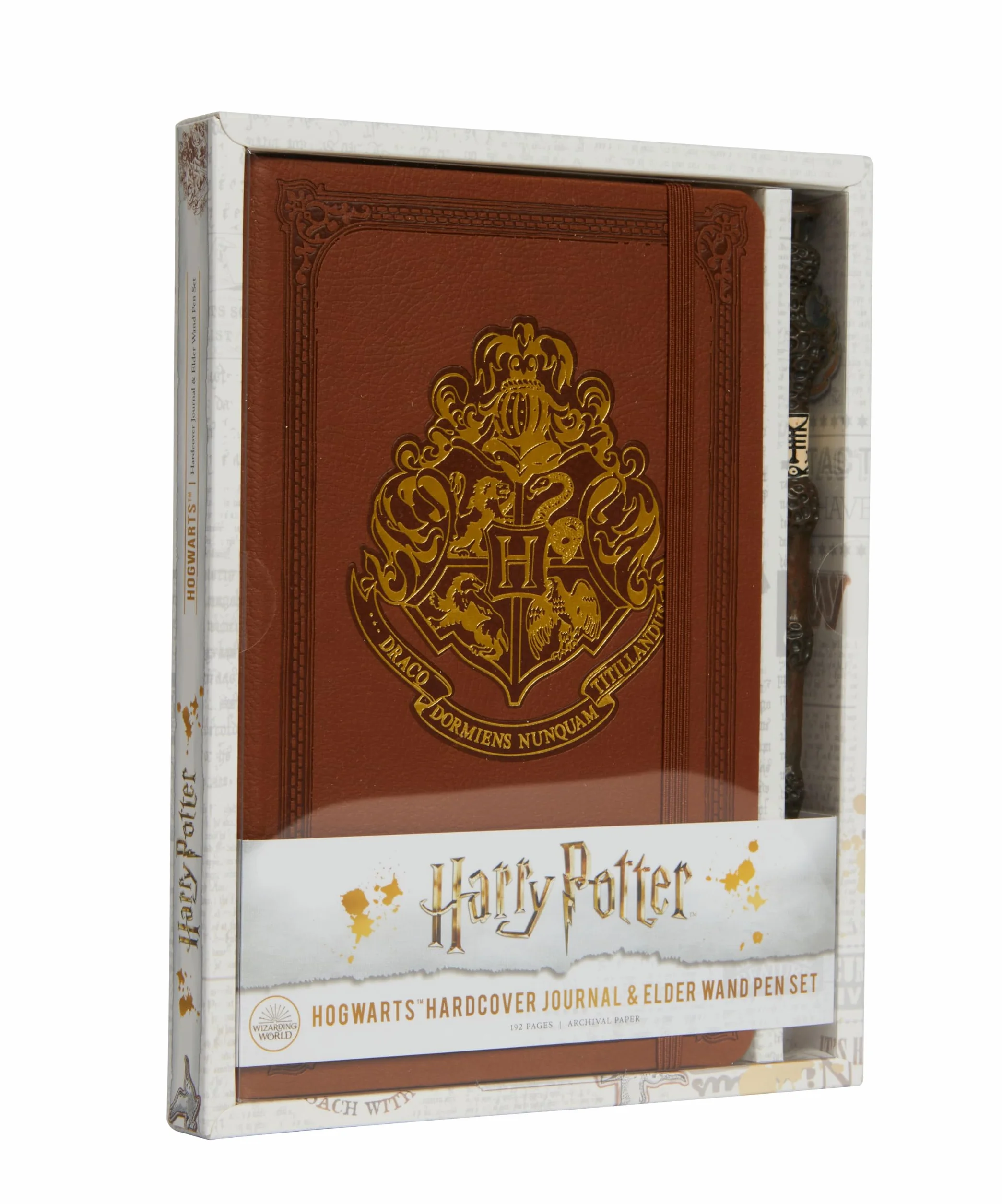 Harry Potter: Hogwarts Hardcover Journal and Elder Wand Pen Set: With Pen