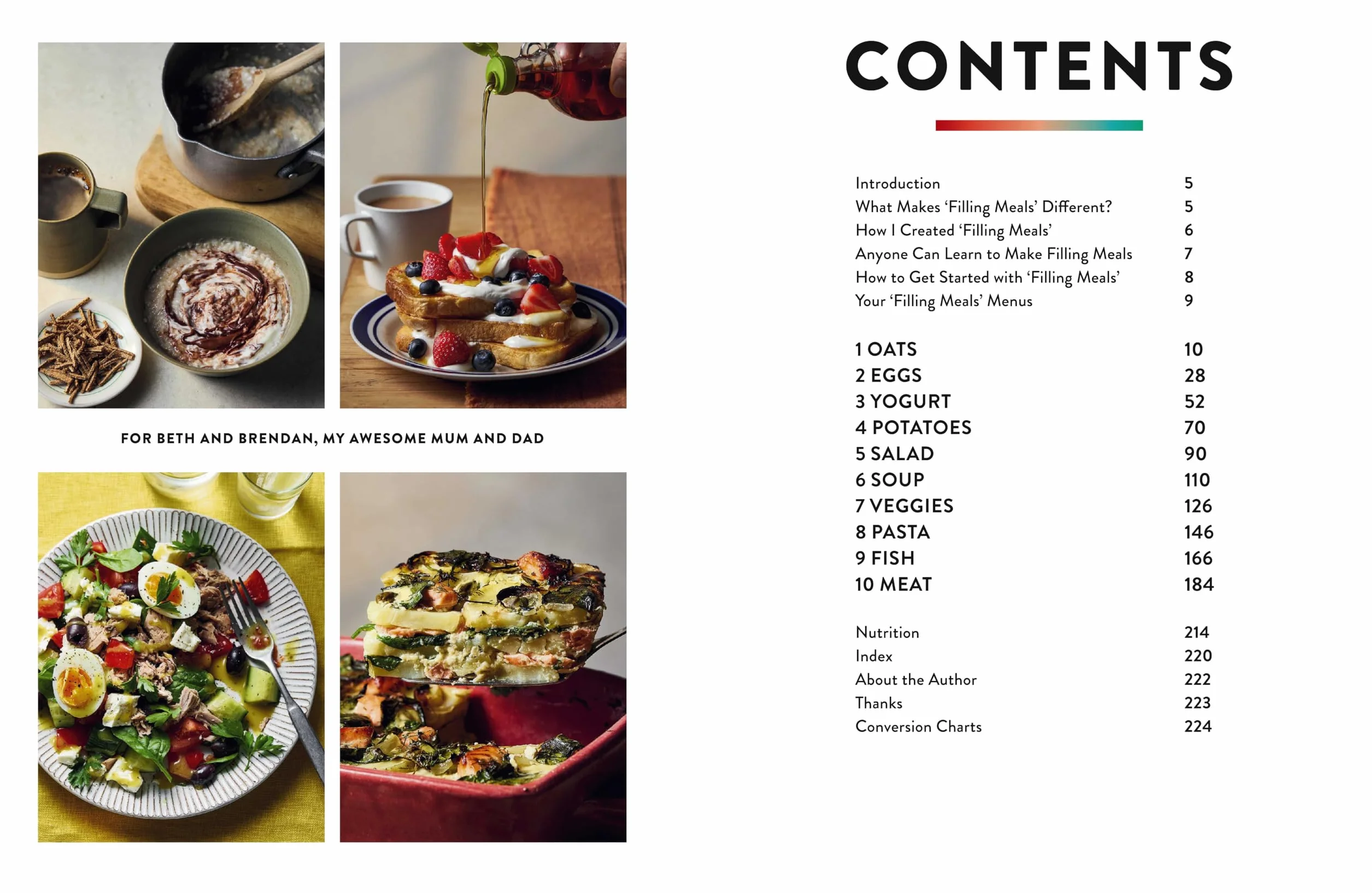 Filling Meals: 100 simple hunger-busting recipes for sustainable weight loss