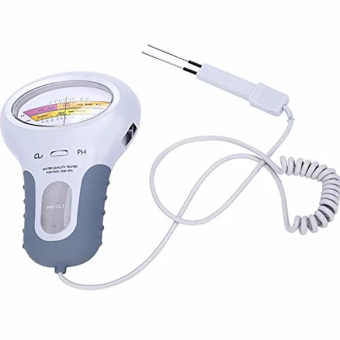 Miernik chloru i PH 2-w-1 Tester basenowy, Miernik testowy PH i chloru CL2 Przenośny analizator monitora jakości wody do basenu i spa