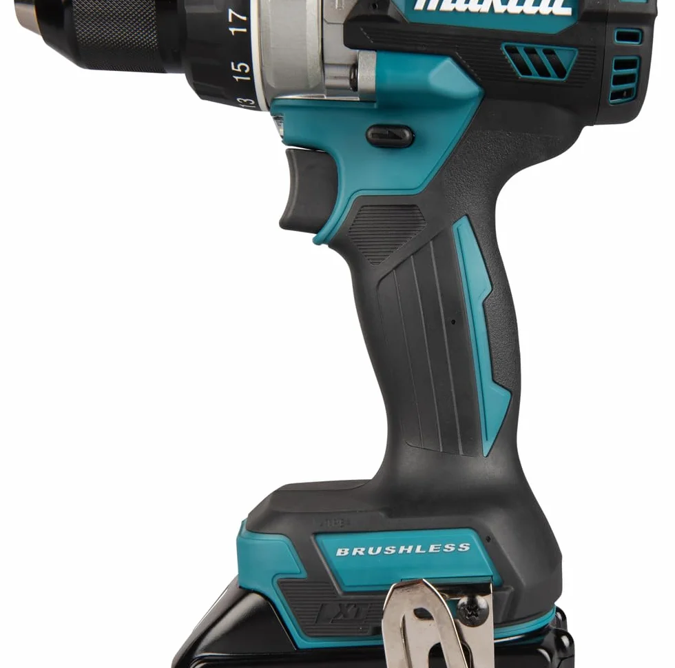 Makita DHP492Z 18V Li-ion LXT bezszczotkowa wiertarka kombi, baterie i ładowarka nie są dołączone, niebieski/czarny