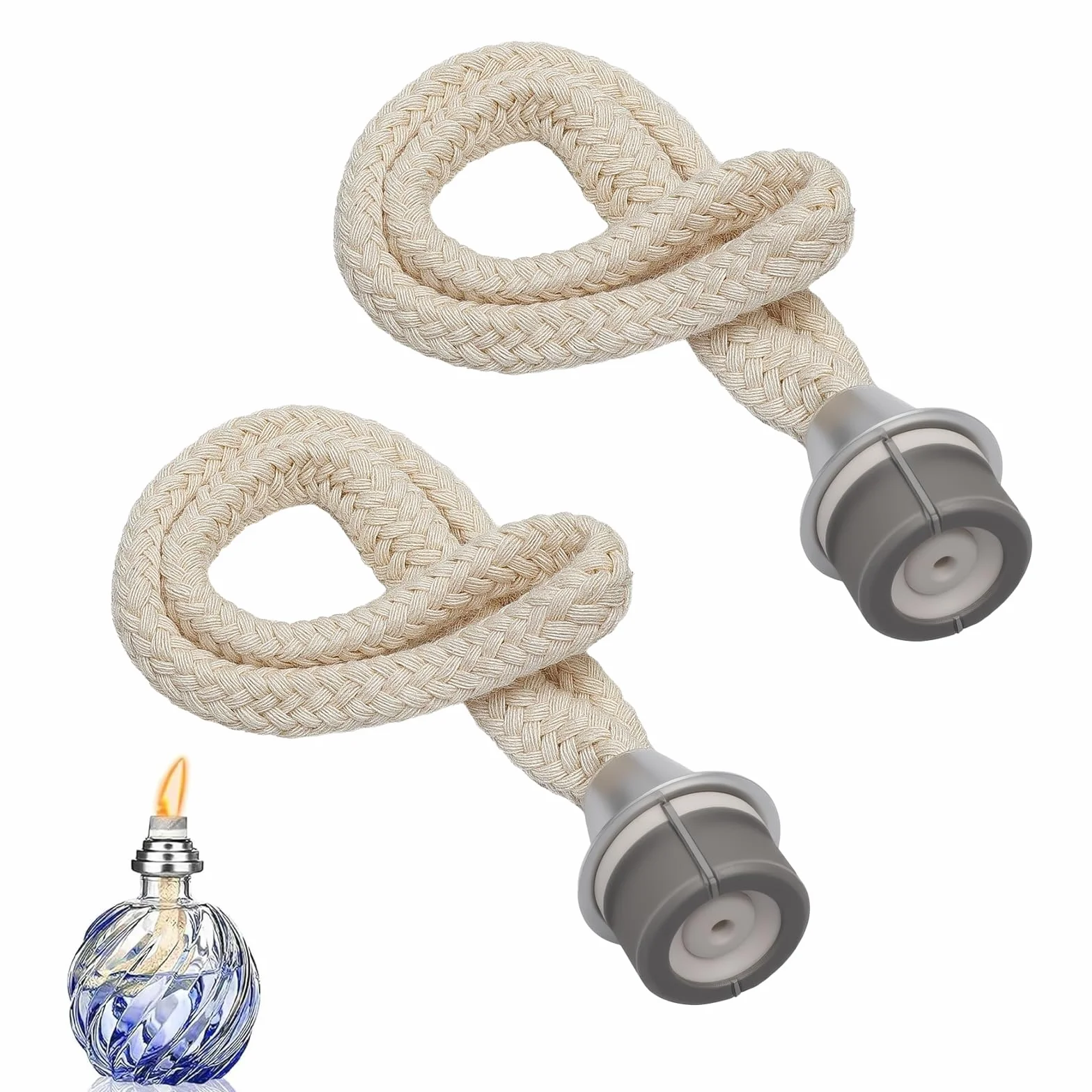 2 knoty do lamp olejowych 17 cm, wysokiej jakości zapasowe knoty do lampy Berger, katalityczne lampy zapachowe, łatwe do wymiany bawełniane knoty, do dyfuzora, aromaterapii, dekoracja domu